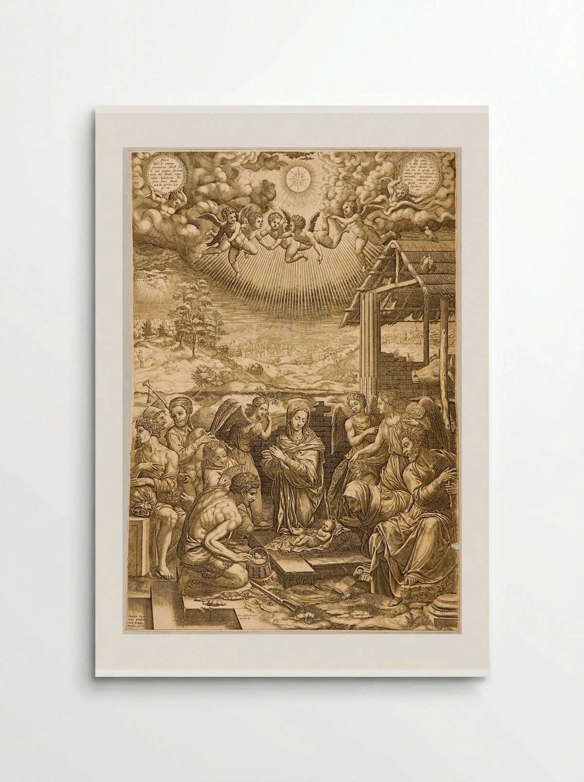 Nativity - Giorgio Ghisi - Poster