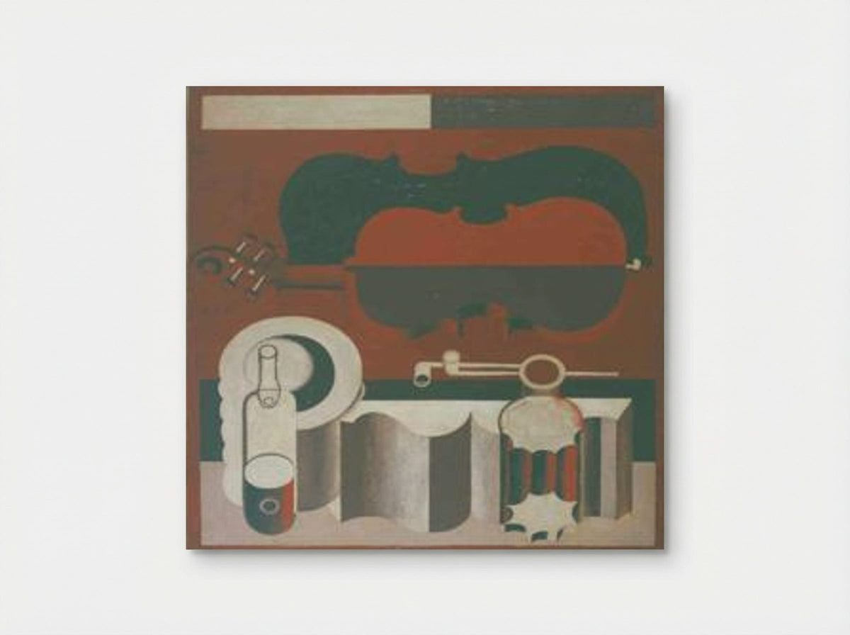 Nature morte au violon rouge - Le Corbusier - Poster