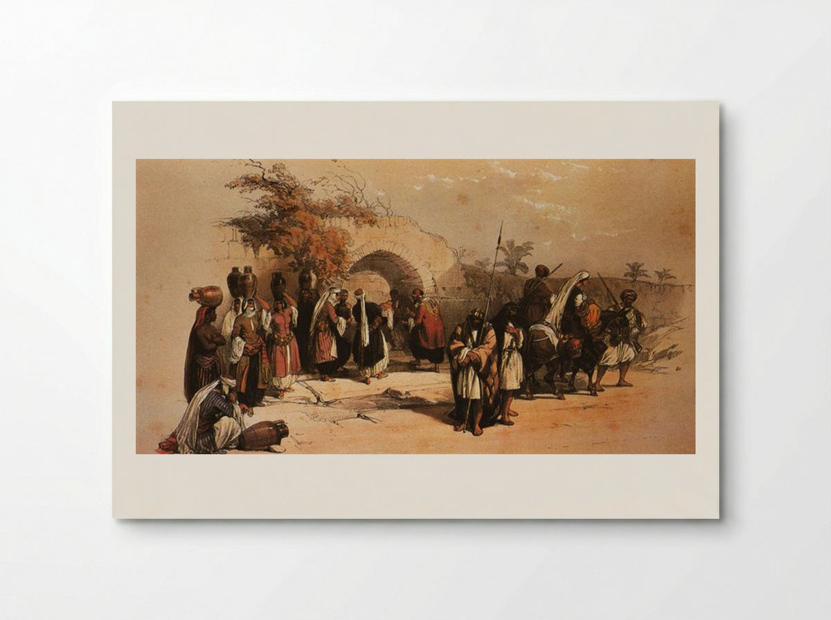 Nazareth: The Fountain of the Virgin - David Roberts - Poster