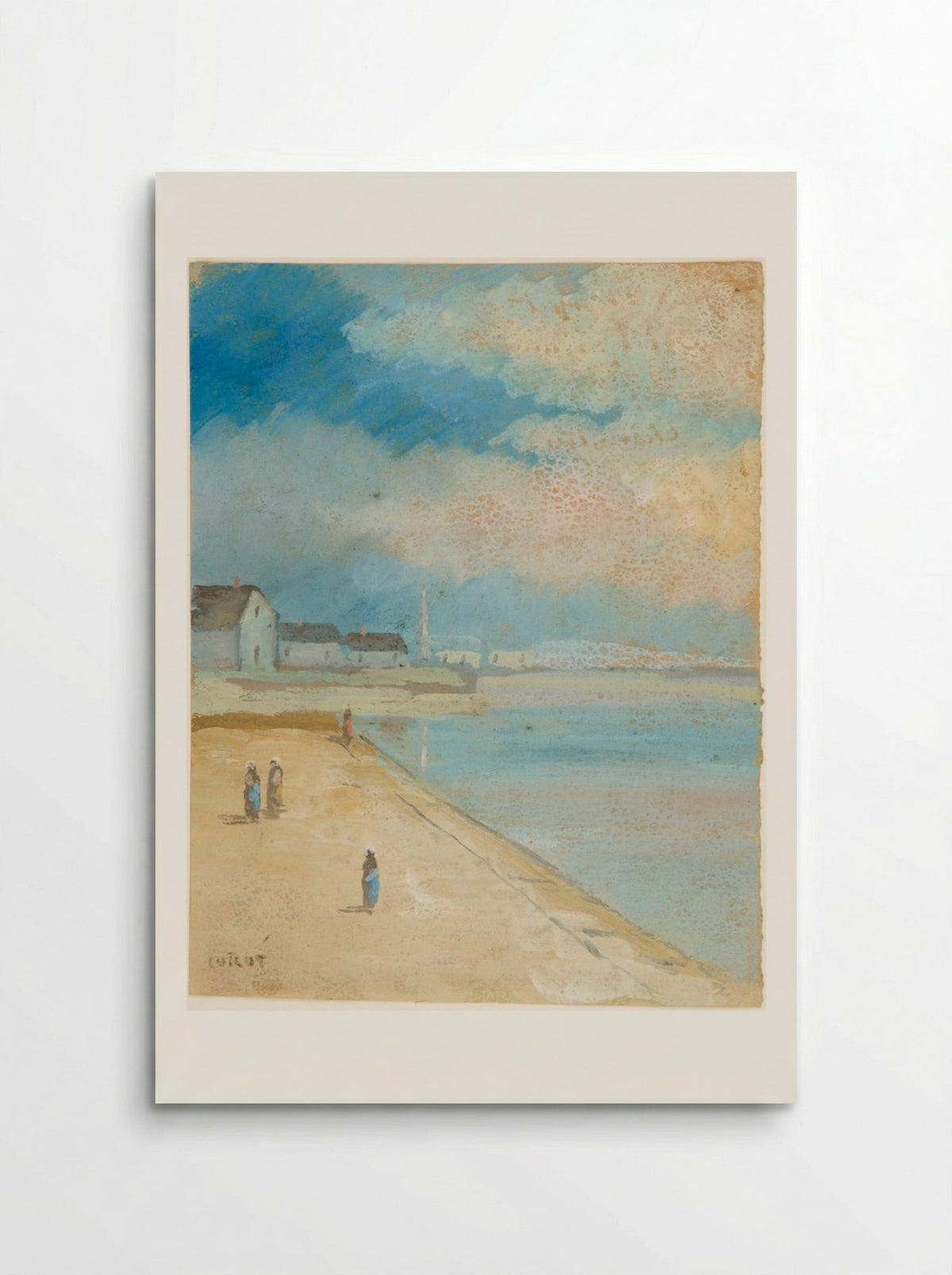 Near Auriet - Jean-Baptiste-Camille Corot - Poster