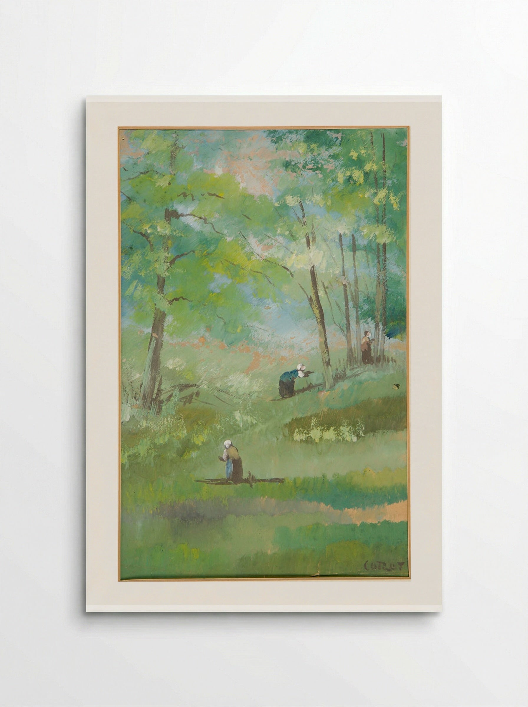Near Cessieu - Jean-Baptiste-Camille Corot - Poster