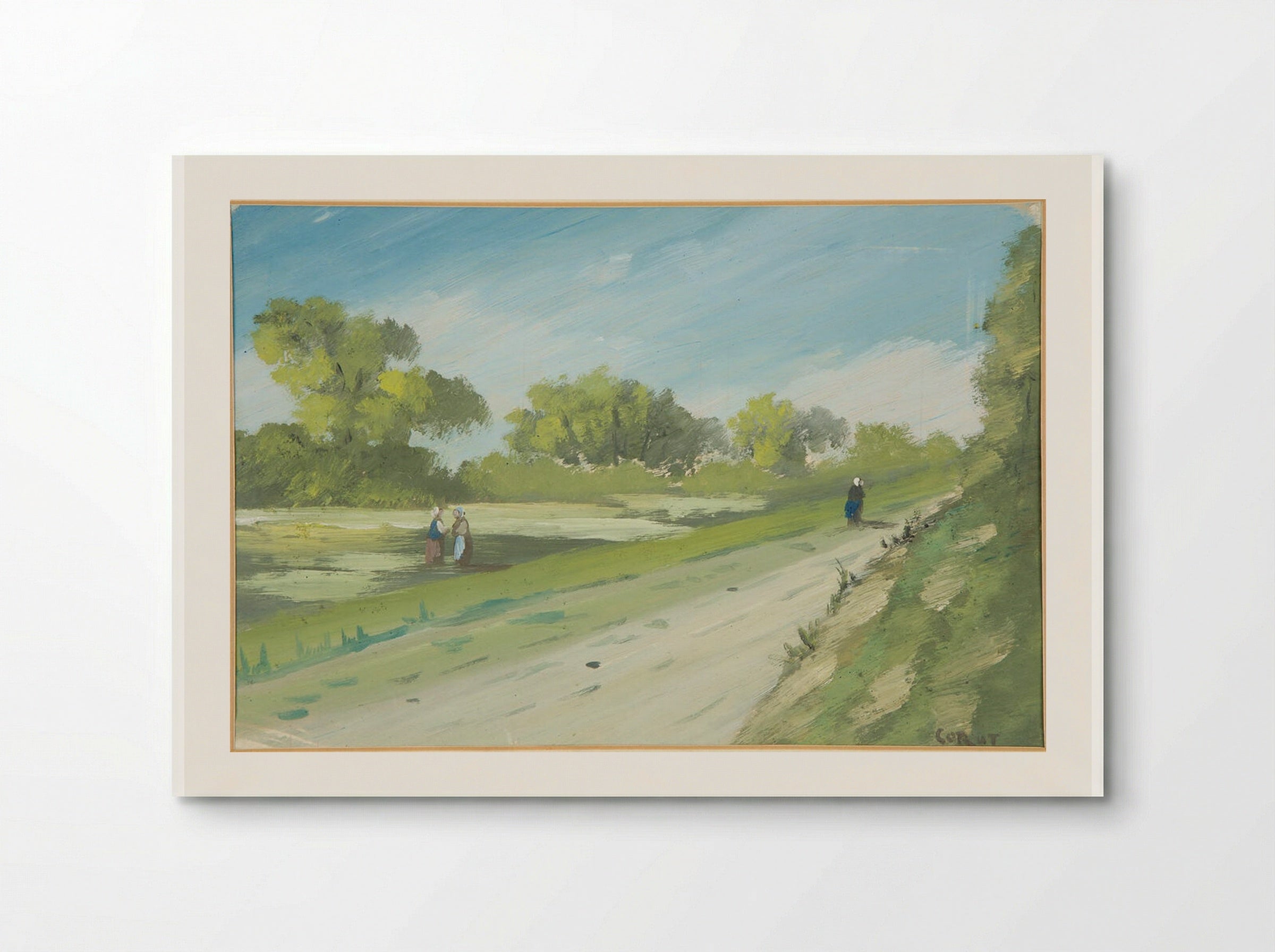 Near Vernon - Jean-Baptiste-Camille Corot - Poster