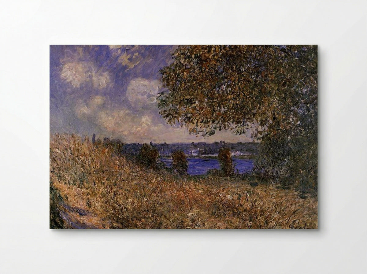 Near the Bank of the Seine at By - Alfred Sisley - Poster