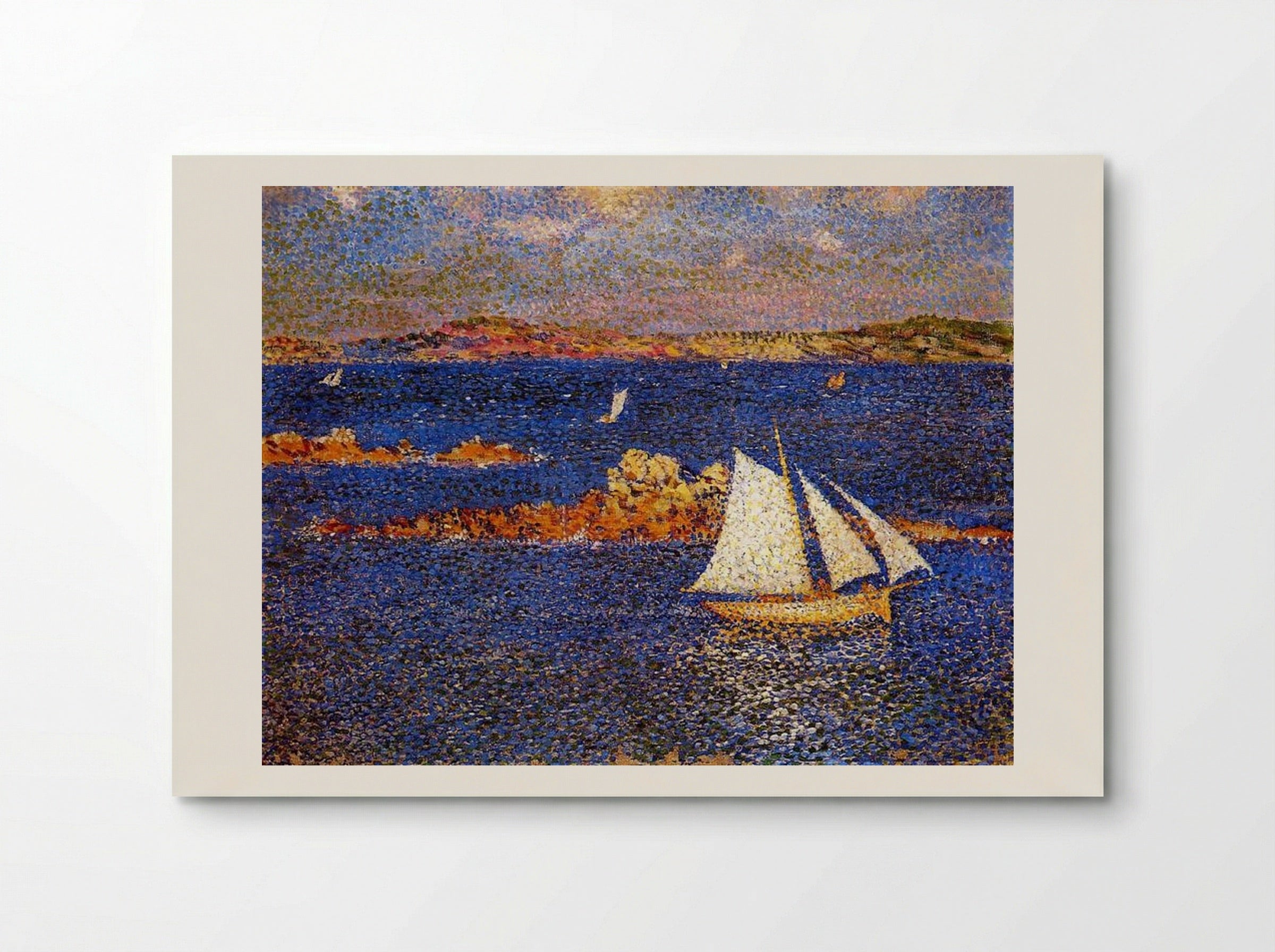 Near the Rocks of Per Kiridec - Théo van Rysselberghe - Poster