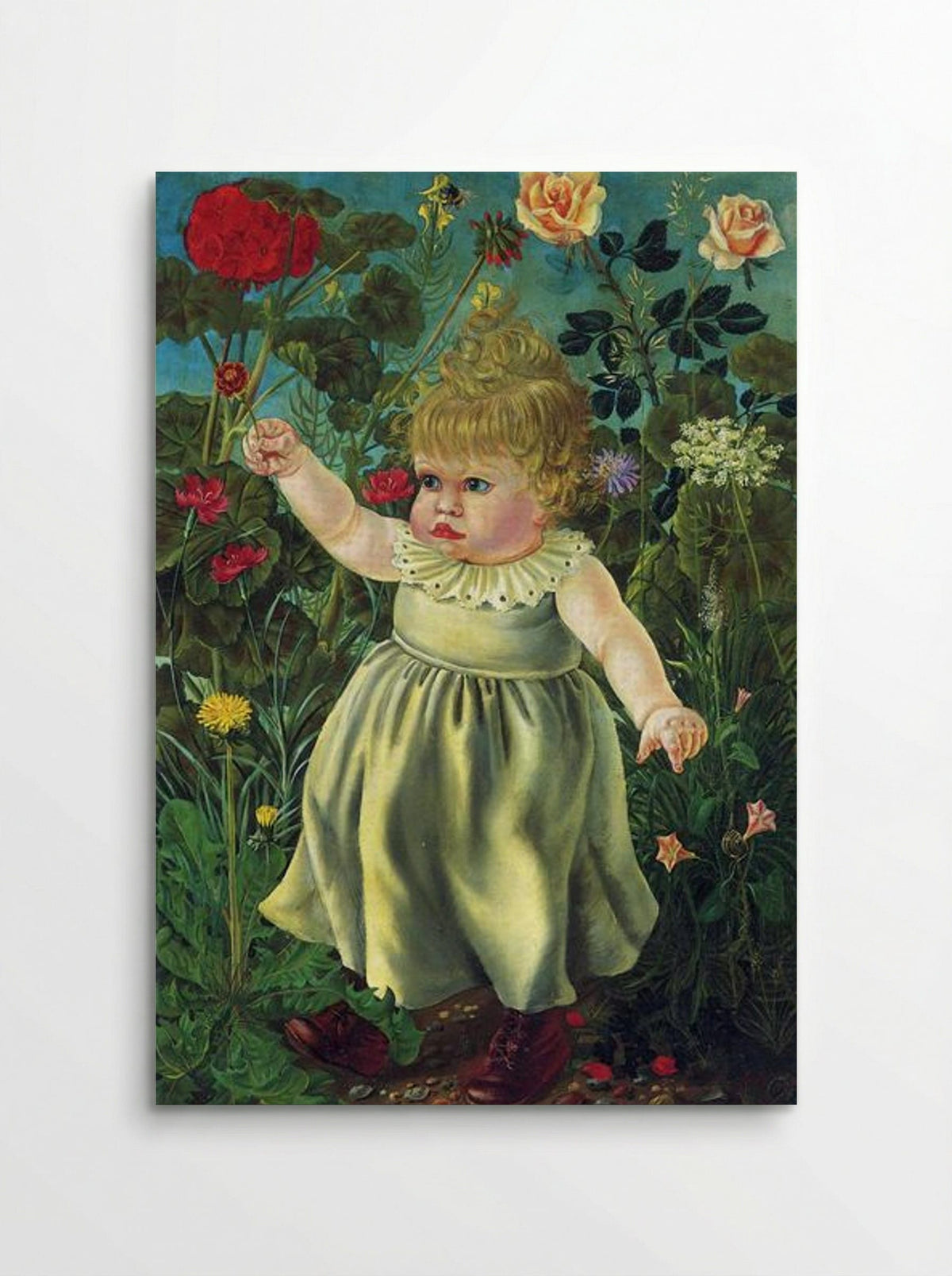 Nelly with Toy - Otto Dix - Poster