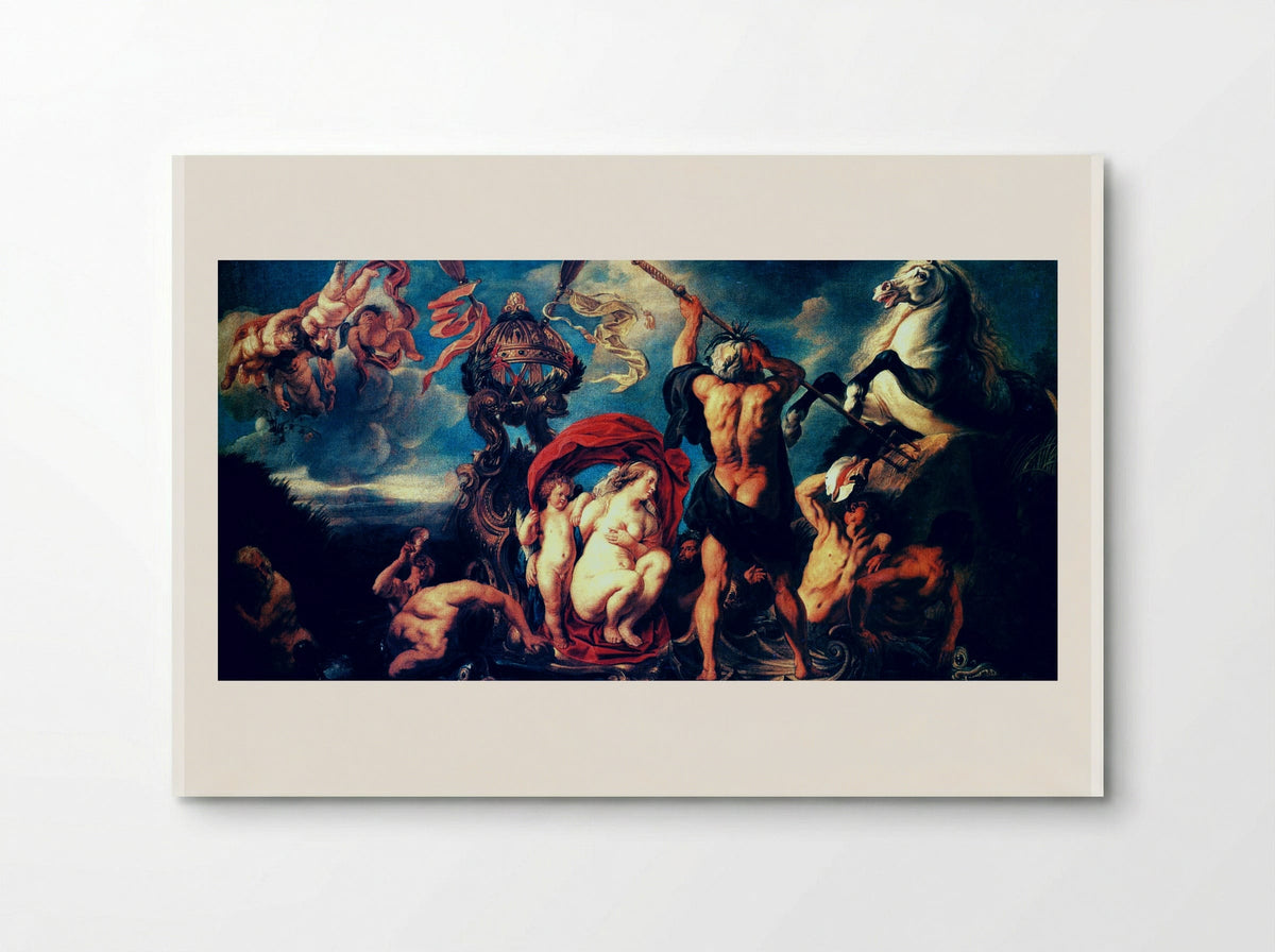Neptune Creating the Horse - Jacob Jordaens - Poster