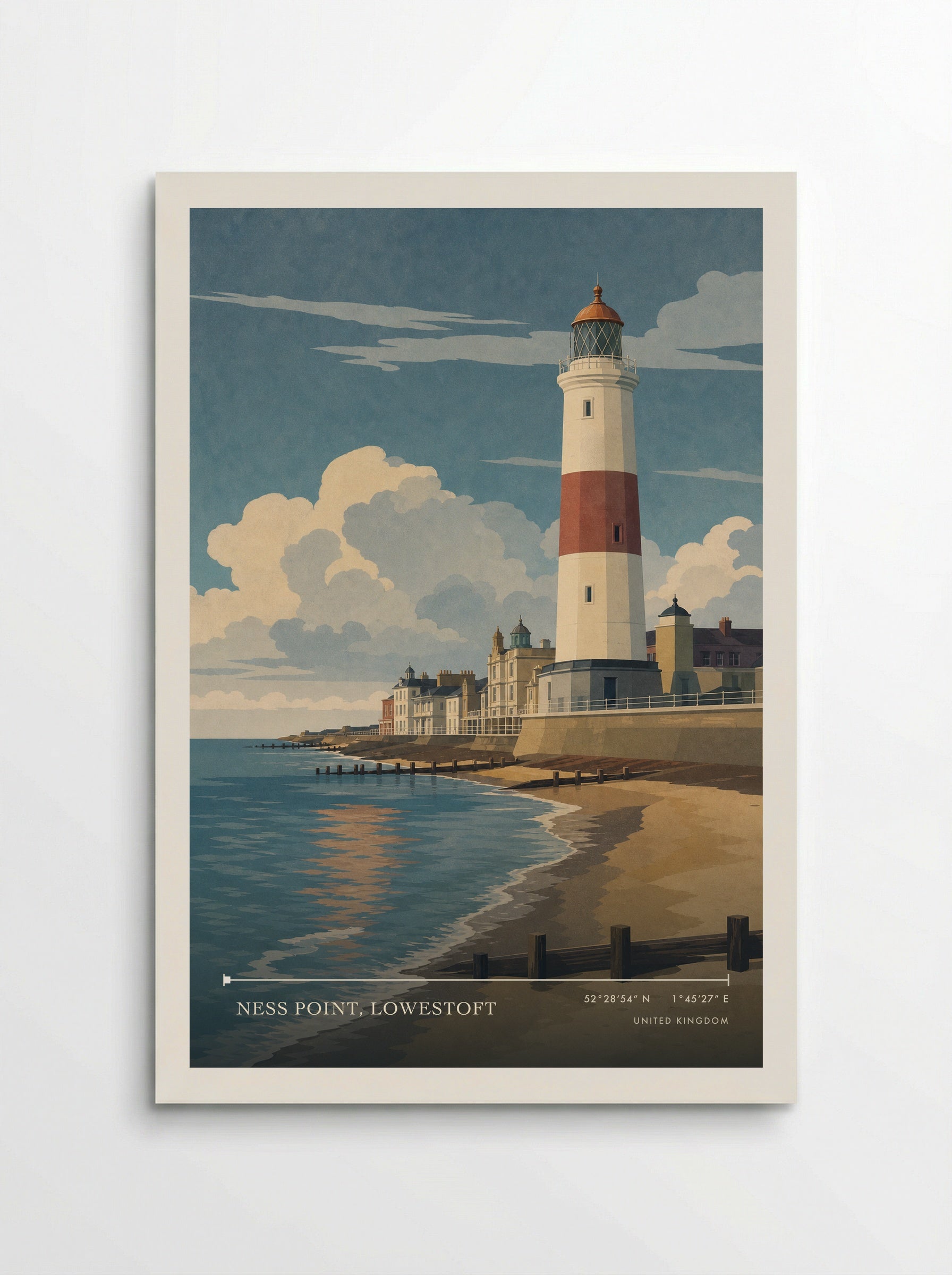 Ness Point, Lowestoft United Kingdom Travel Poster - Poster