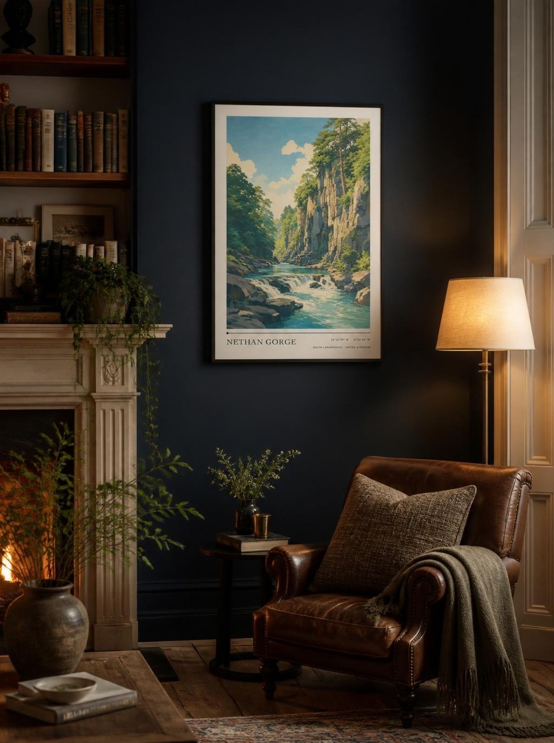 Nethan Gorge South Lanarkshire United Kingdom Travel Poster - Lifestyle