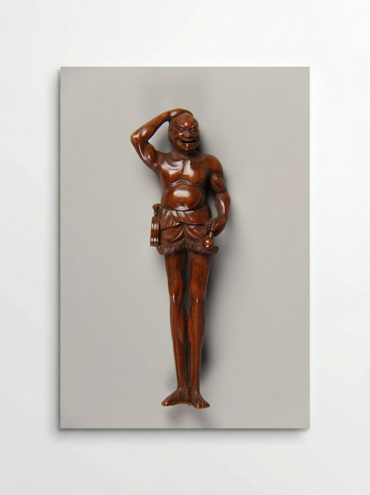 Netsuke (Sleeping Animal in Shell) - Fine Art Print - Poster