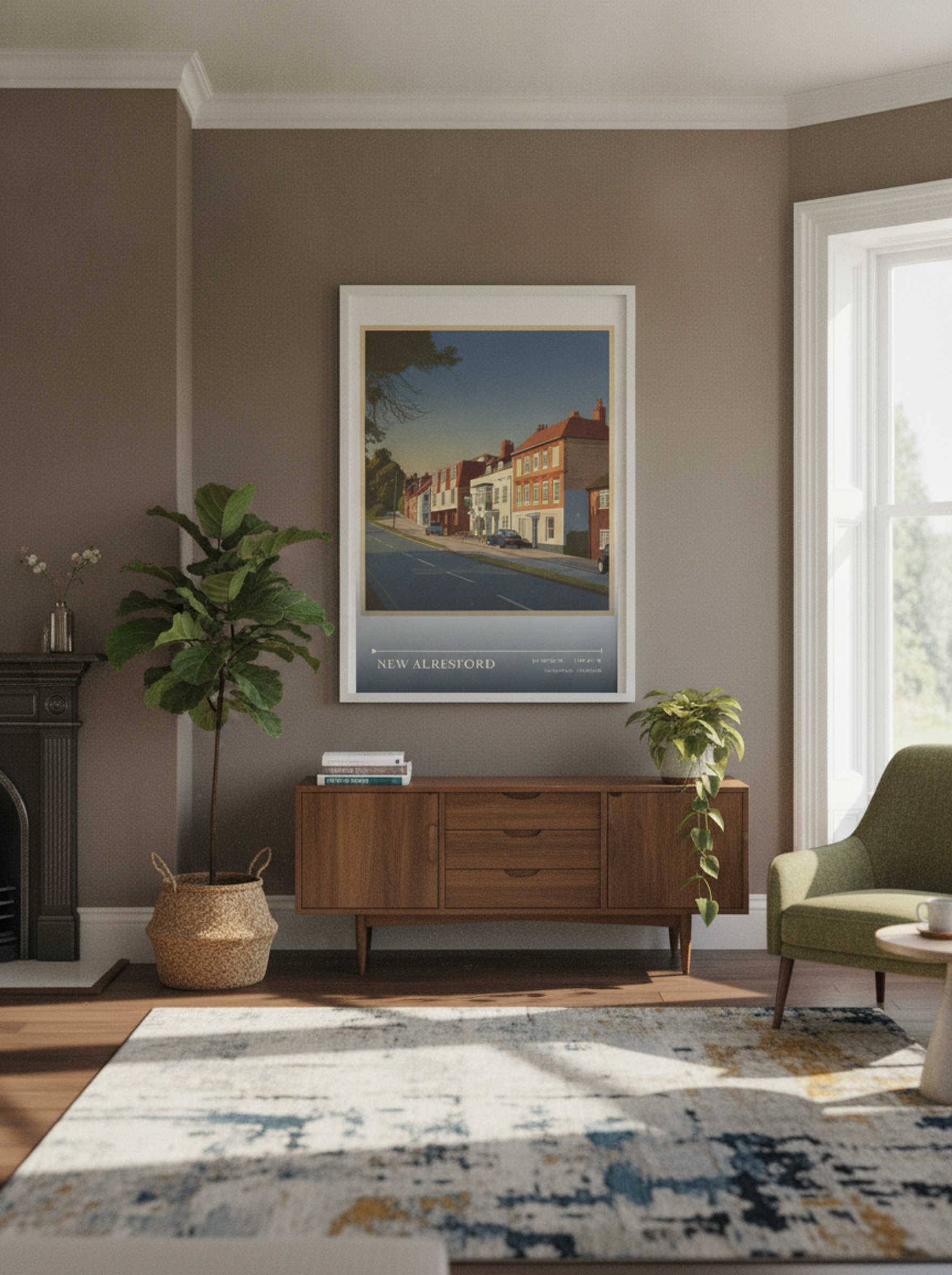 New Alresford Hampshire England Travel Poster - Lifestyle