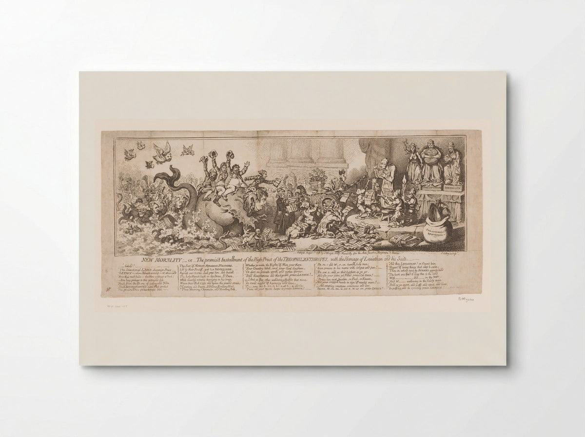 New Morality - James Gillray - Poster