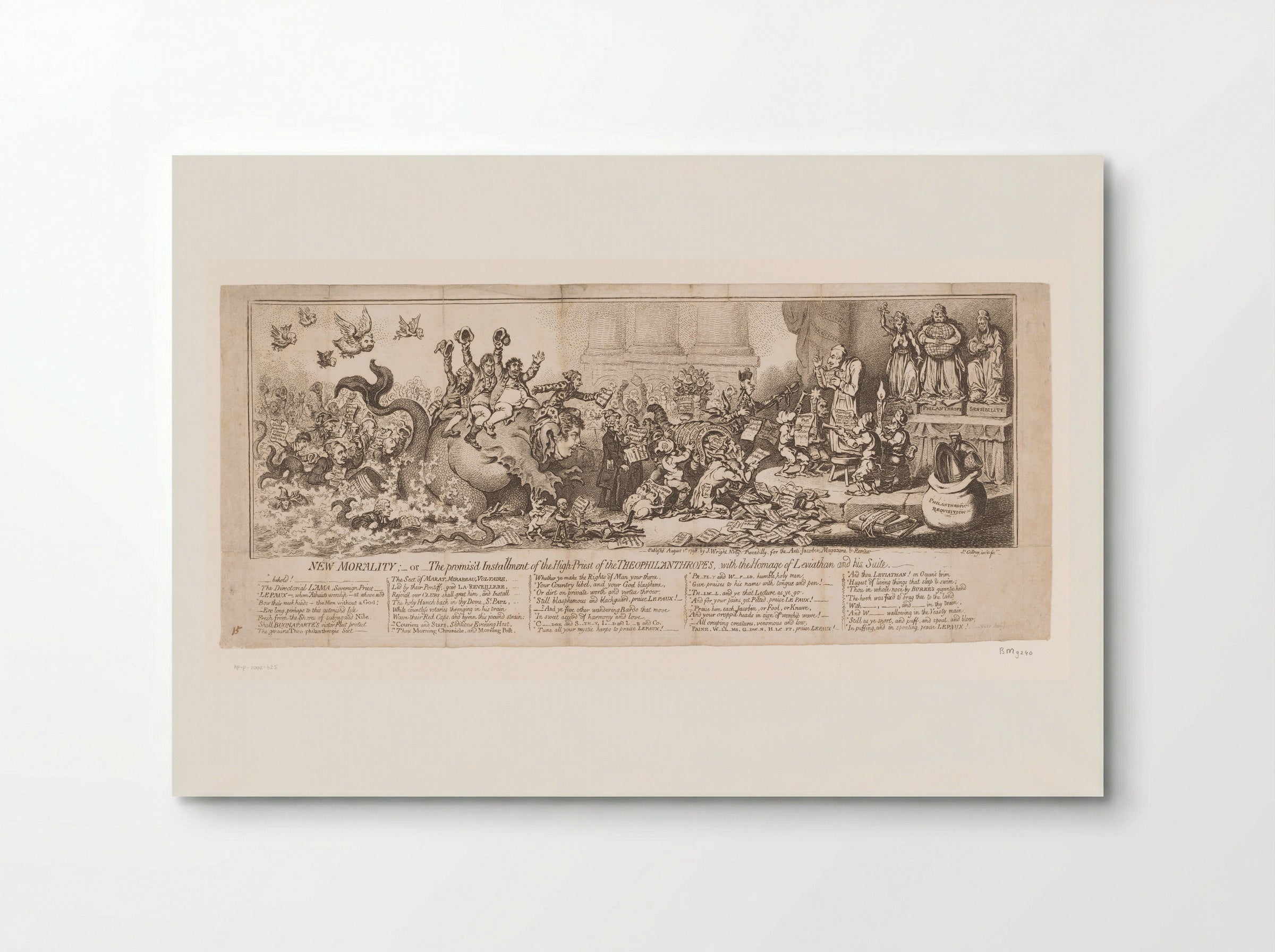 New Morality - James Gillray - Poster