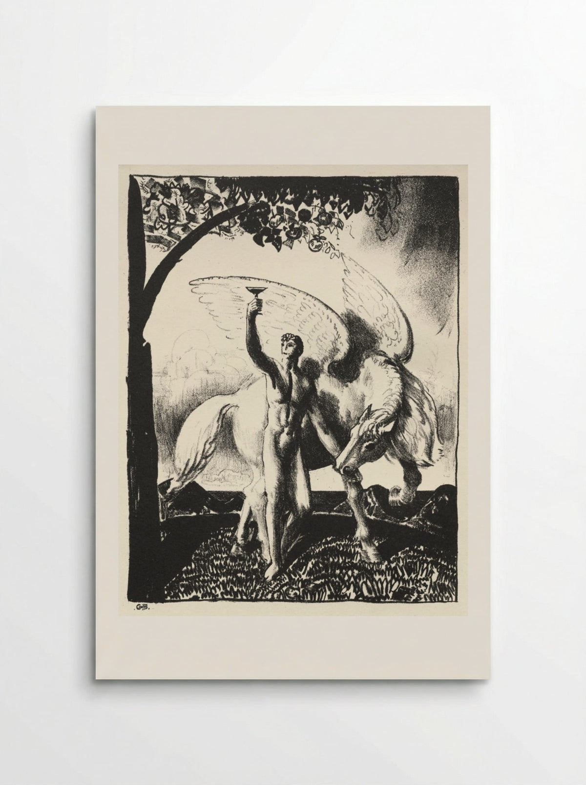 New Society Dinner Card - George Bellows - Poster