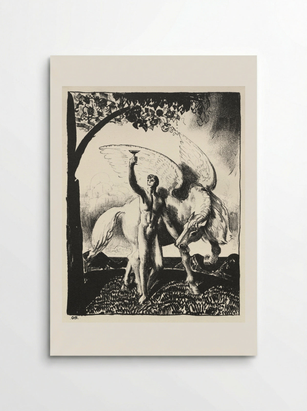 New Society Dinner Card - George Bellows - Poster