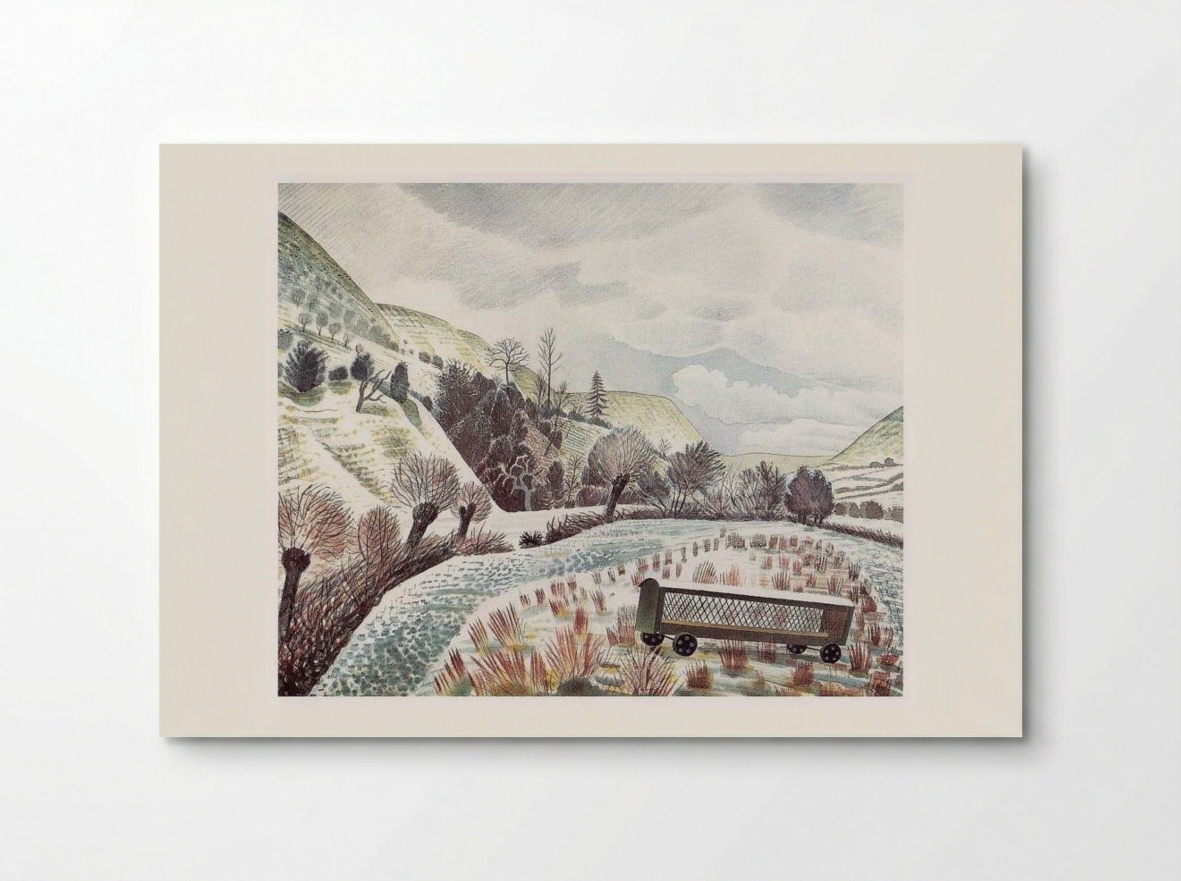 New Year's Snow - Eric Ravilious - Poster