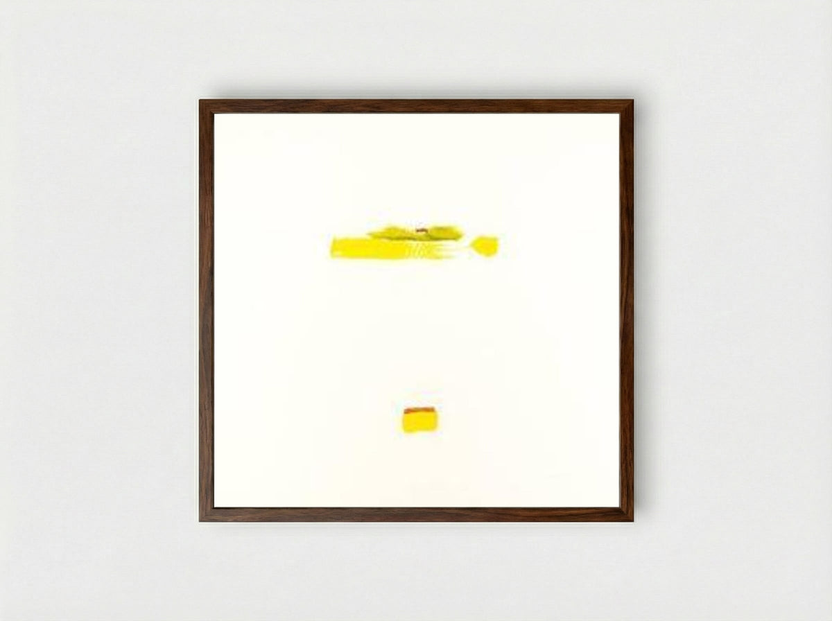 New York III - Helen Frankenthaler - Framed Print Dark Wood