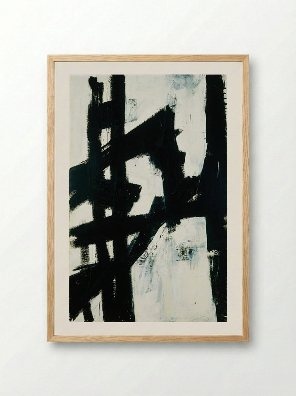 New York - Franz Kline - Framed Print Wood