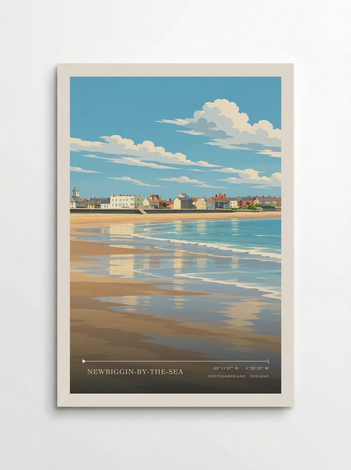 Newbiggin-by-the-Sea, Northumberland | Travel Poster - Poster