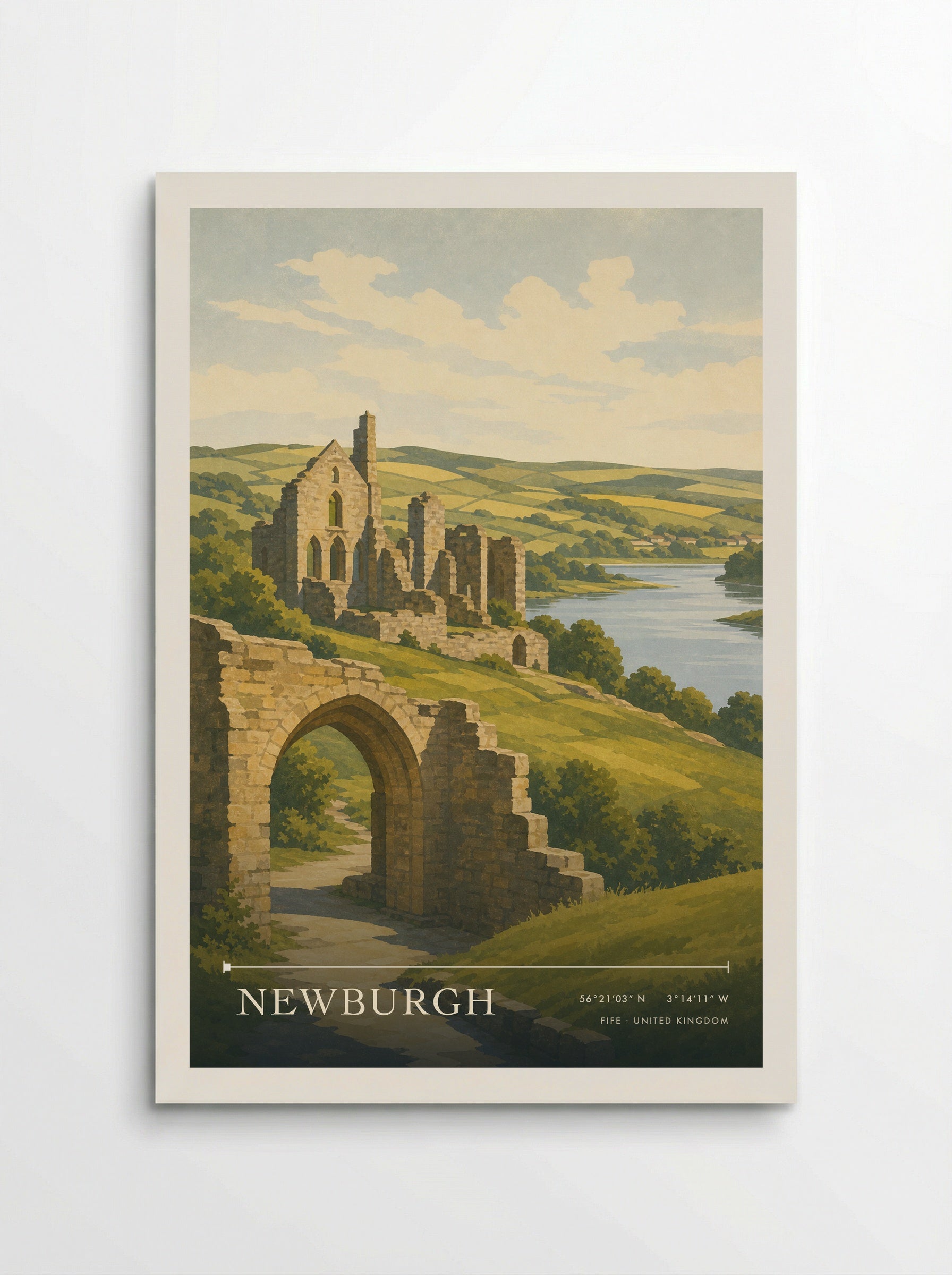 Newburgh Fife United Kingdom Travel Poster - Poster