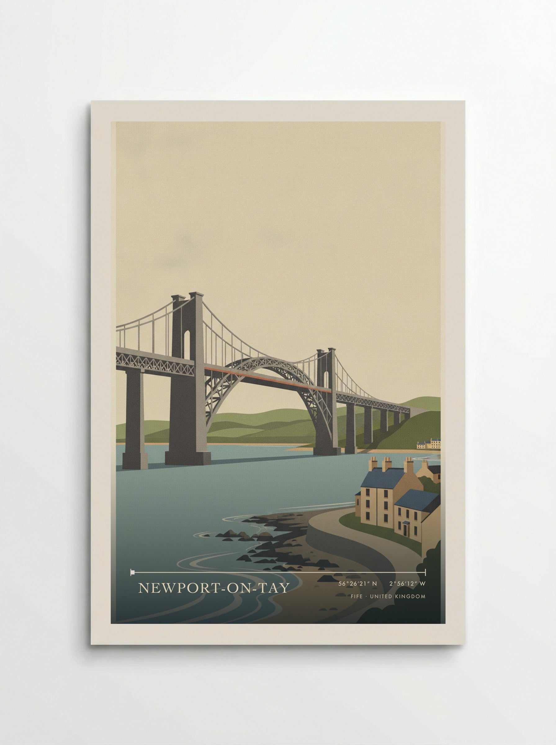Newport-on-Tay Fife United Kingdom Travel Poster - Poster
