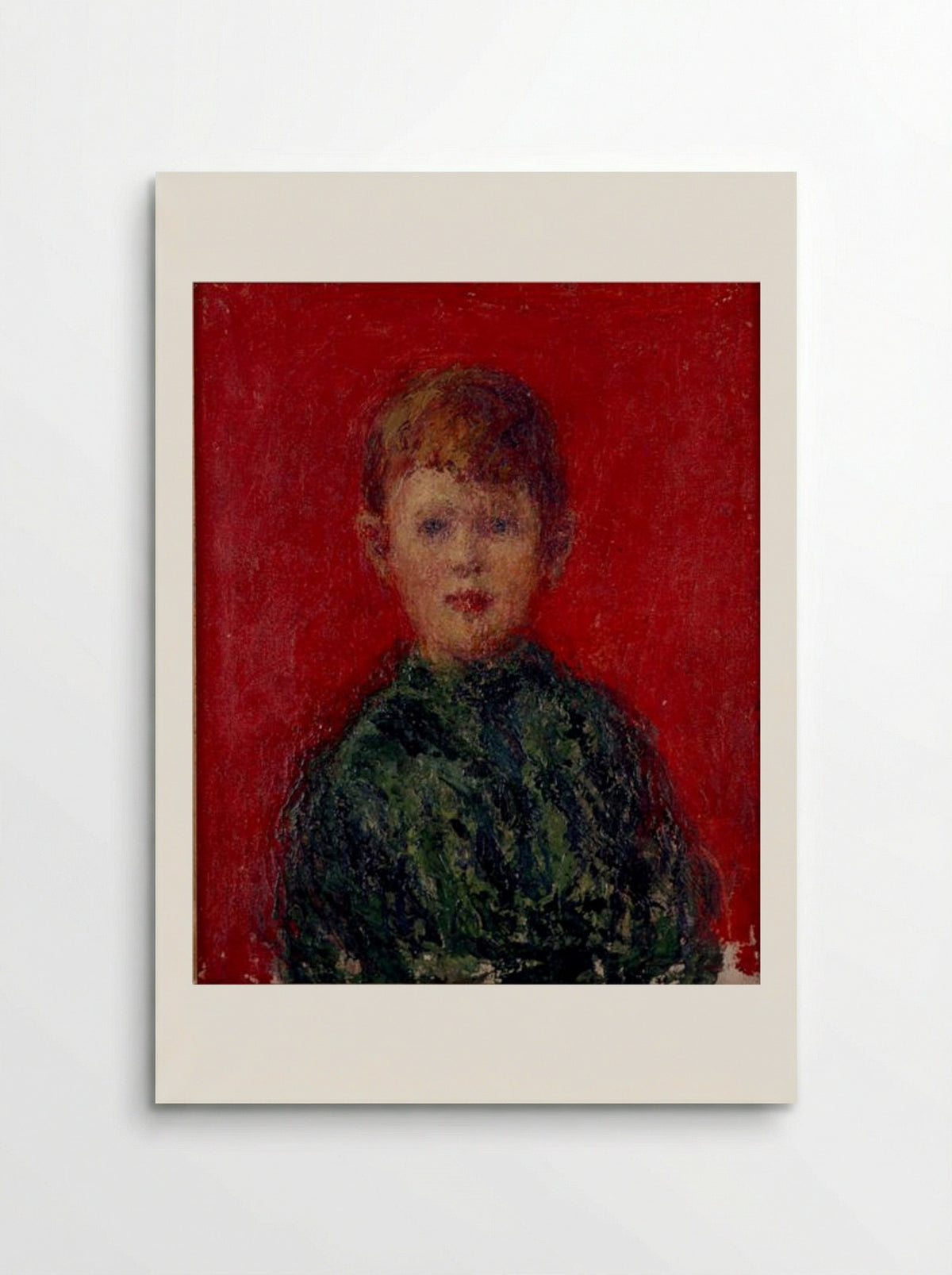 Niño vestido de verde - Andres de Santa Maria - Poster