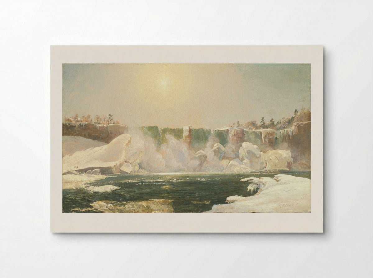 Niagara Falls in Winter - Jasper Francis Cropsey - Poster