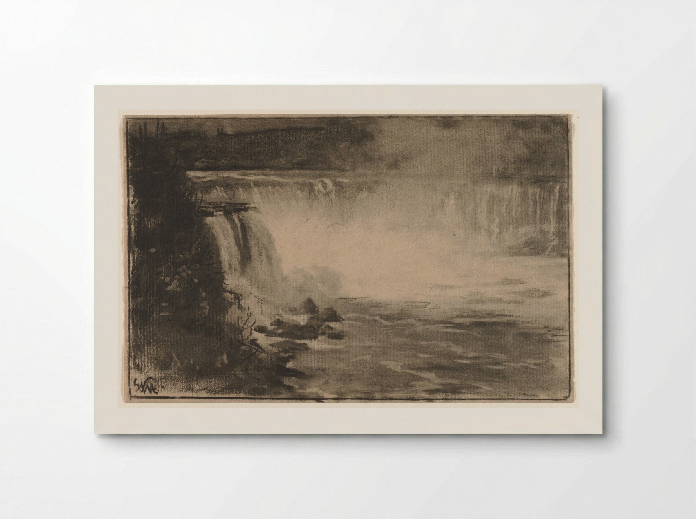 Niagara Falls - William Morris Hunt - Poster