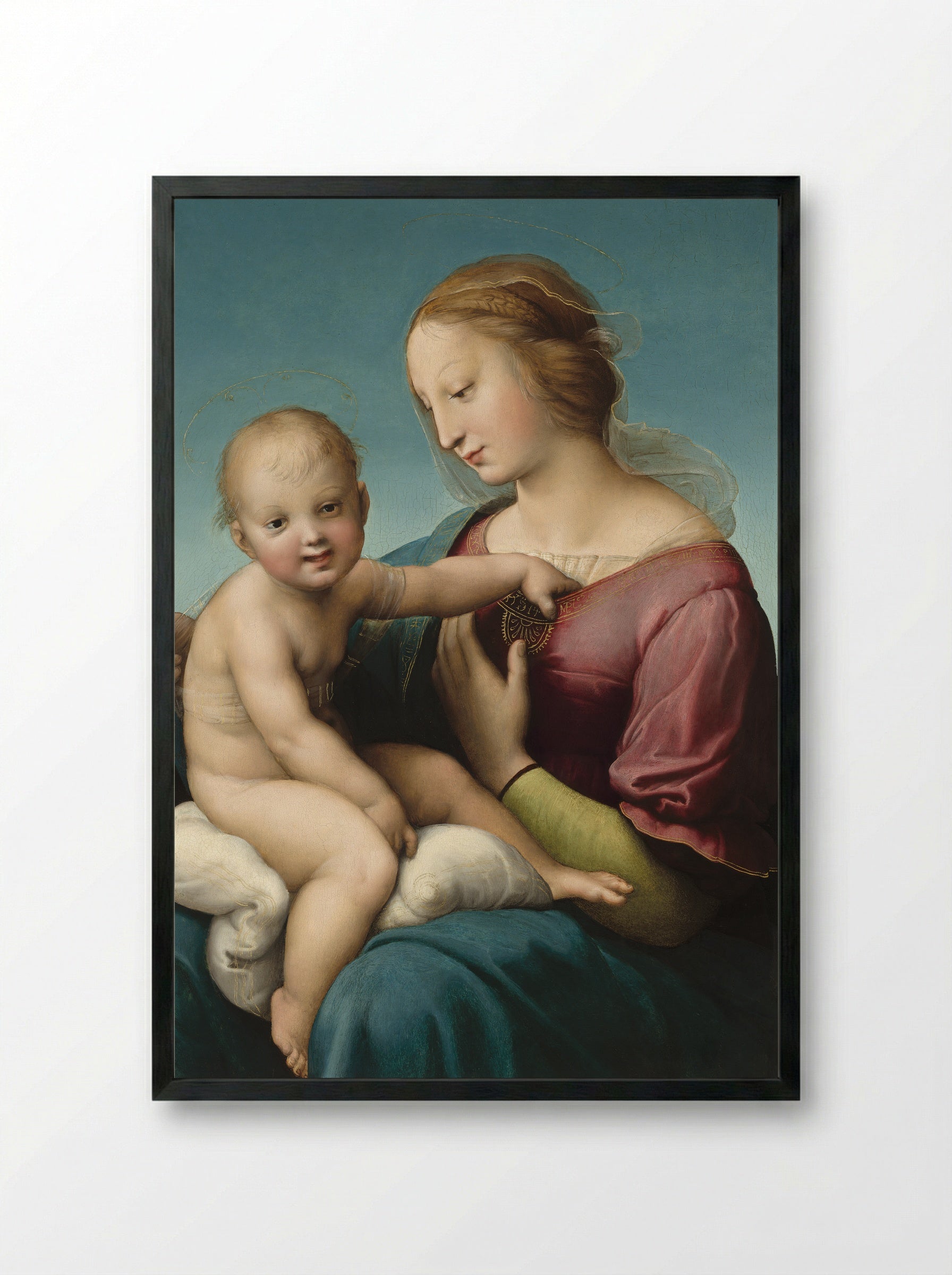 Niccolini-Cowper Madonna - Raphael - Framed Print Black