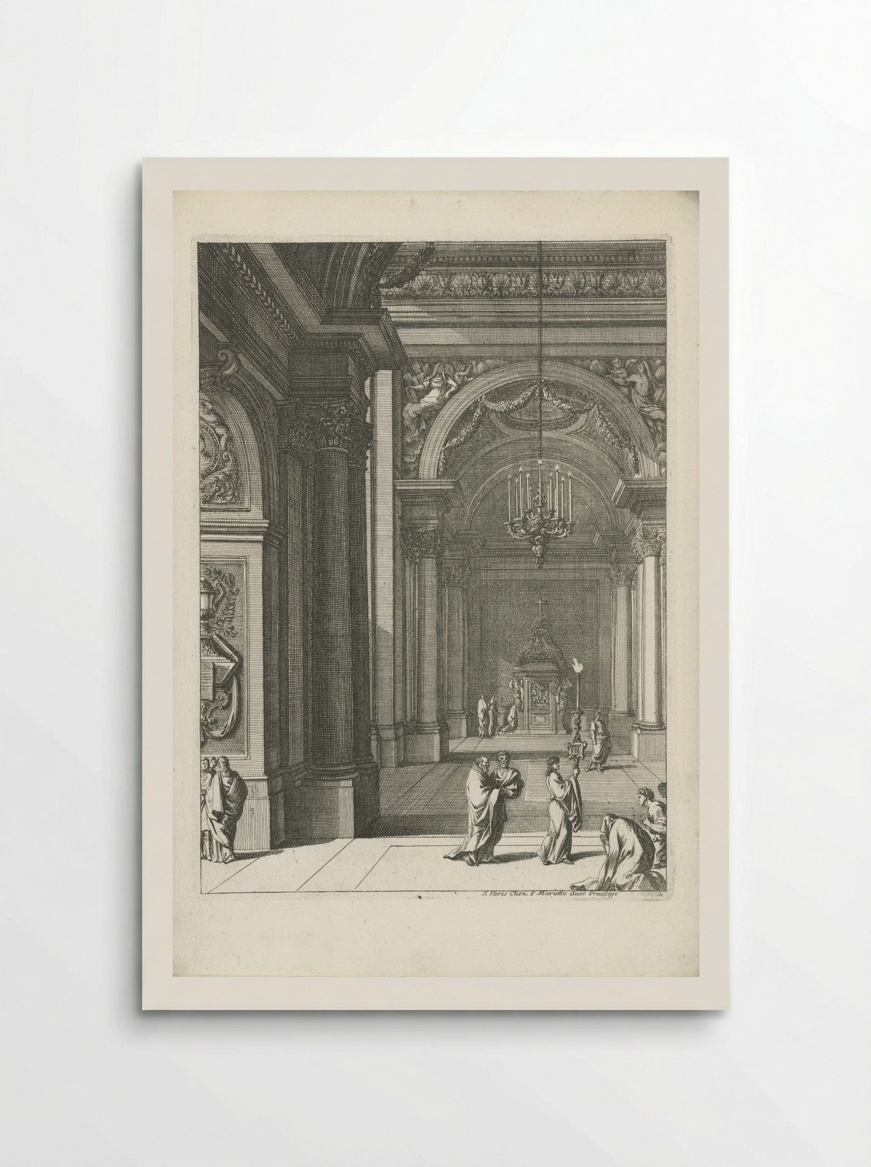 Niche in a Corridor - Jean Lepautre - Poster