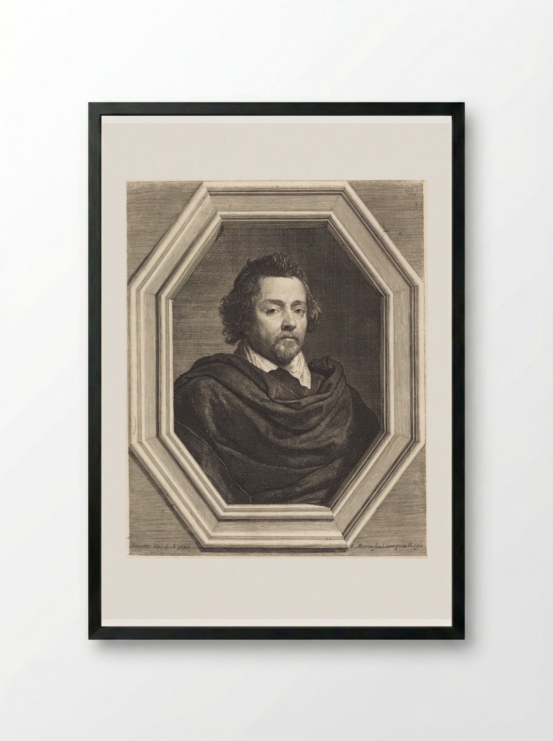 Nicolas Chrystin - Jean Morin - Framed Print Black