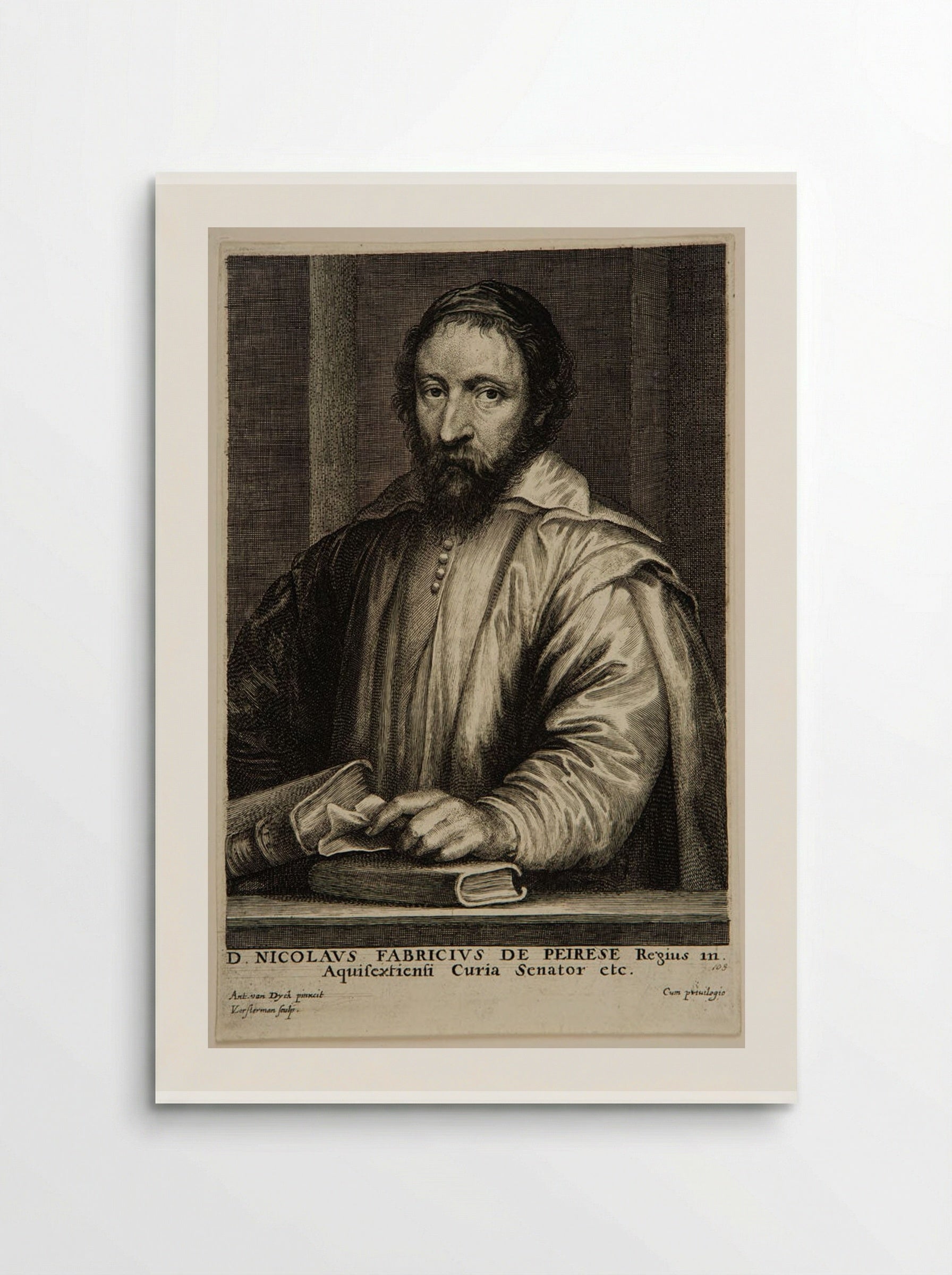 Nicolas Claude Fabri de Peiresc - Lucas Vorsterman I - Poster