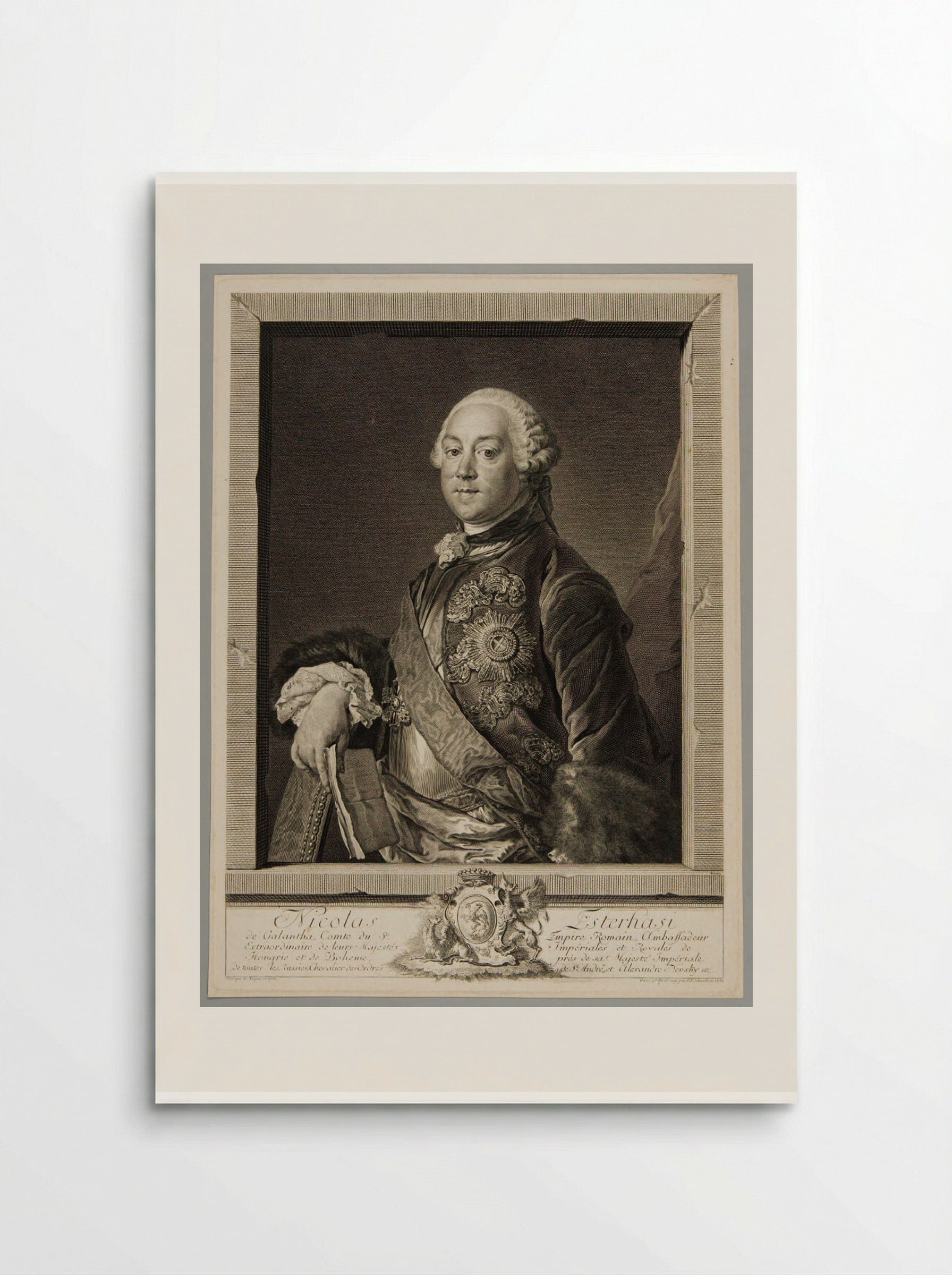 Nicolas Esterhazy de Galantha - Georg Friedrich Schmidt - Poster