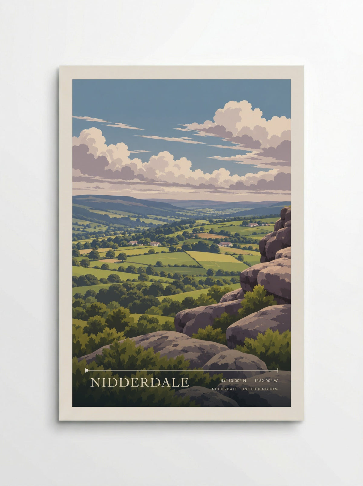 Nidderdale | Travel Poster - Poster