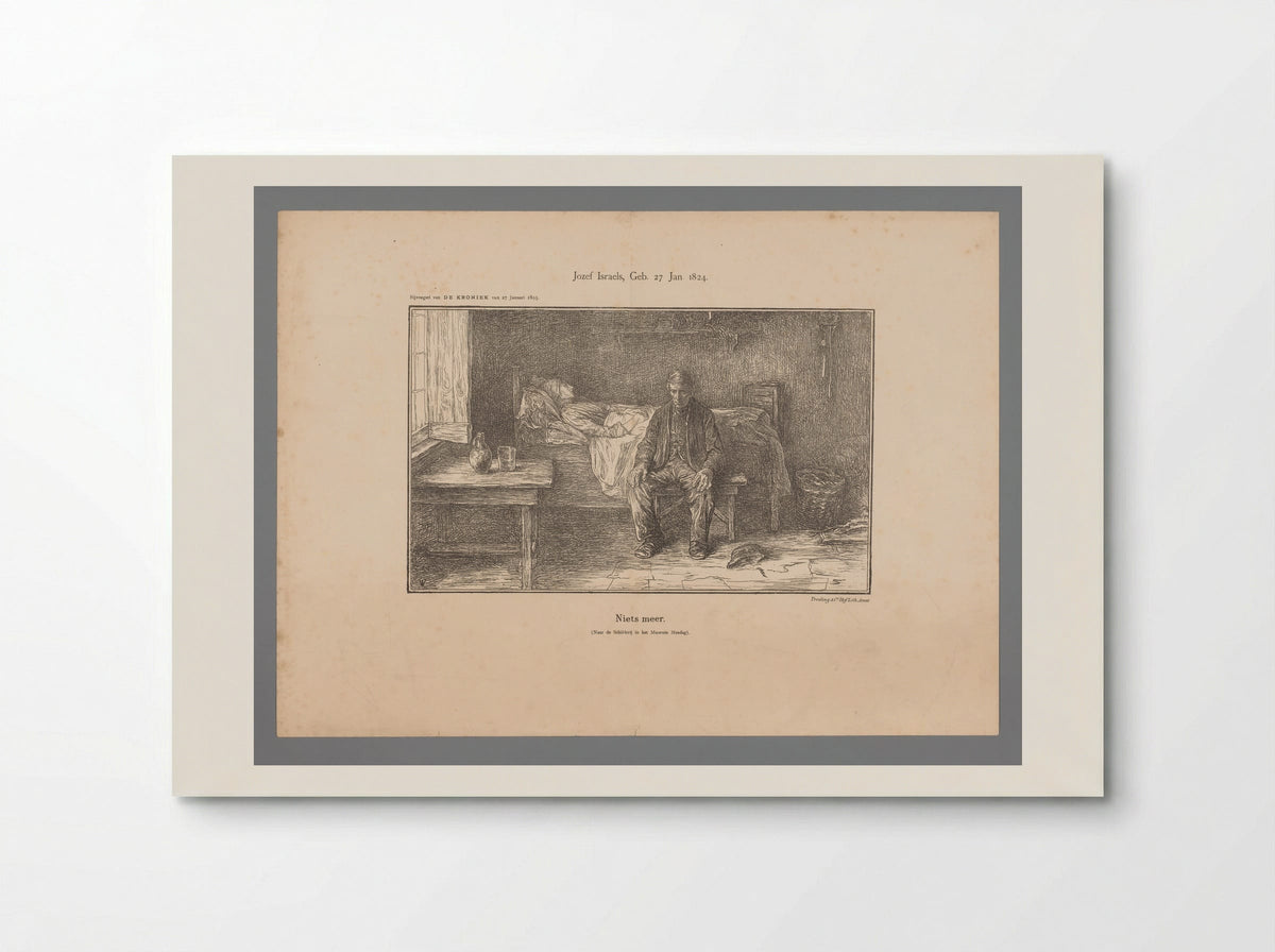 Niets meer (Nothing More) - Jan Veth - Poster