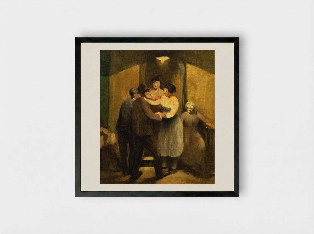 Night Life - Robert Spencer - Framed Print Black