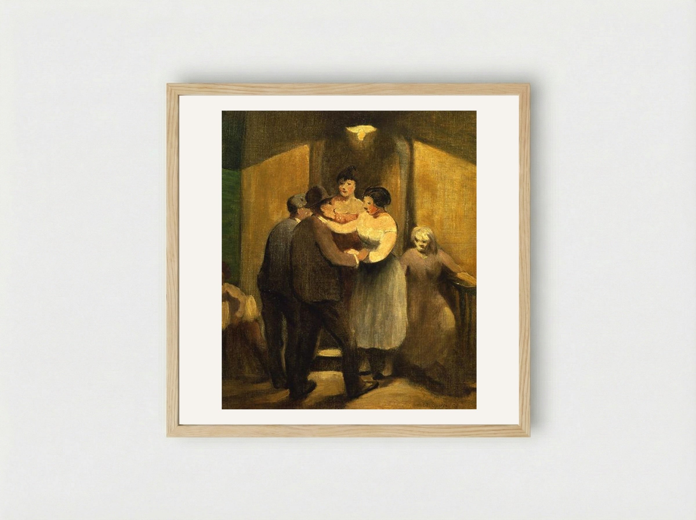 Night Life - Robert Spencer - Framed Print Wood