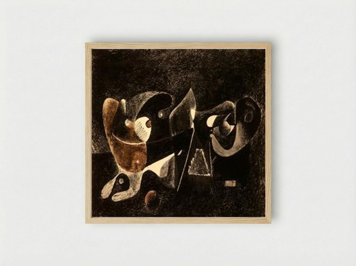 Night-time, Enigma, and Nostalgia - Arshile Gorky - Framed Print Wood