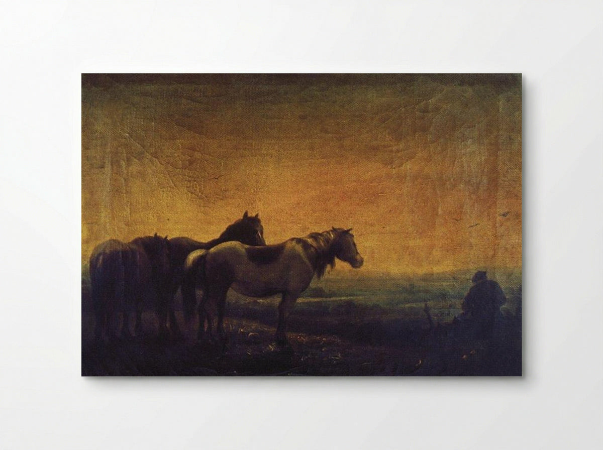 Night - Aleksey Savrasov - Poster