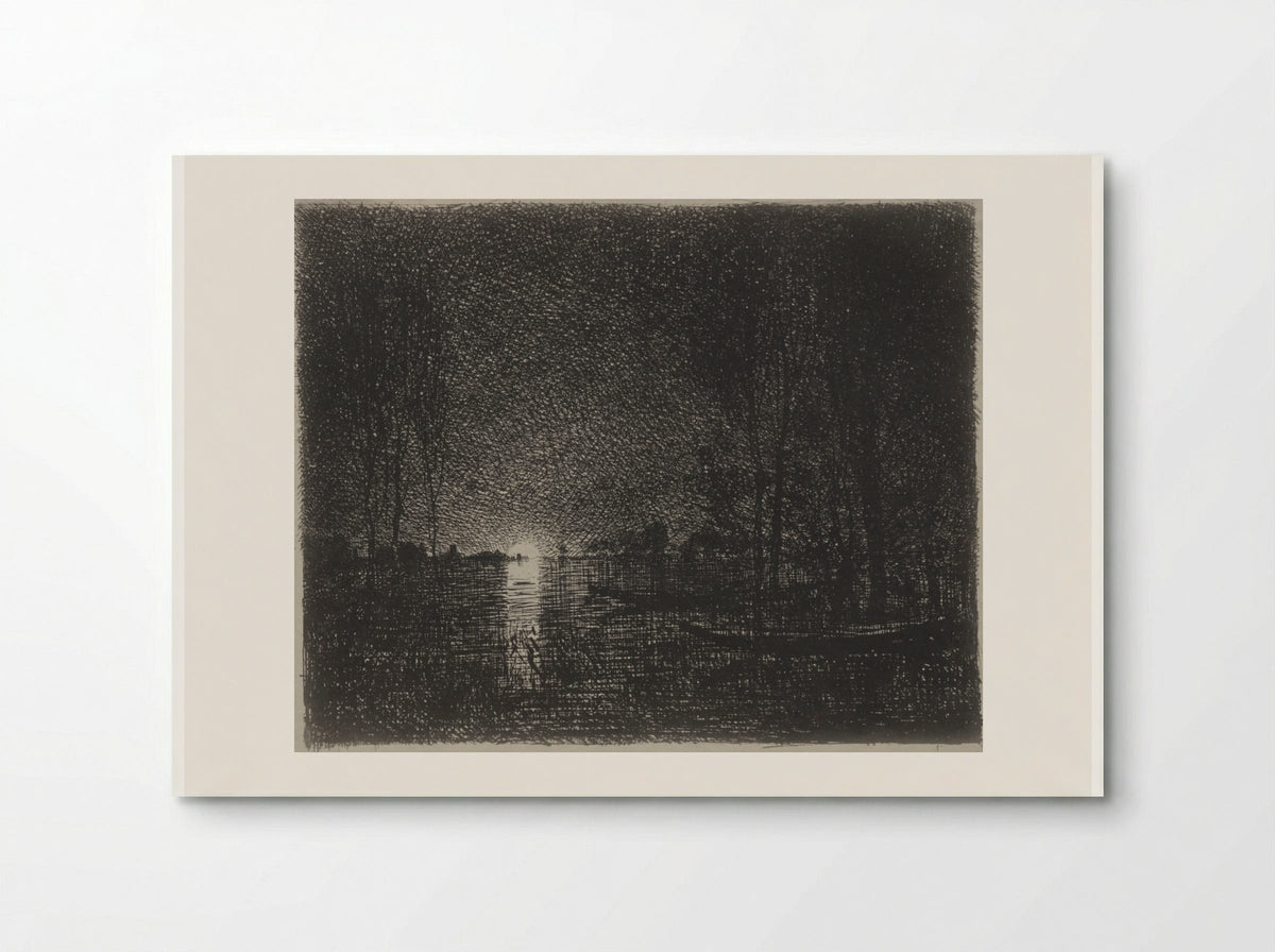 Nightpiece - Charles-François Daubigny - Poster