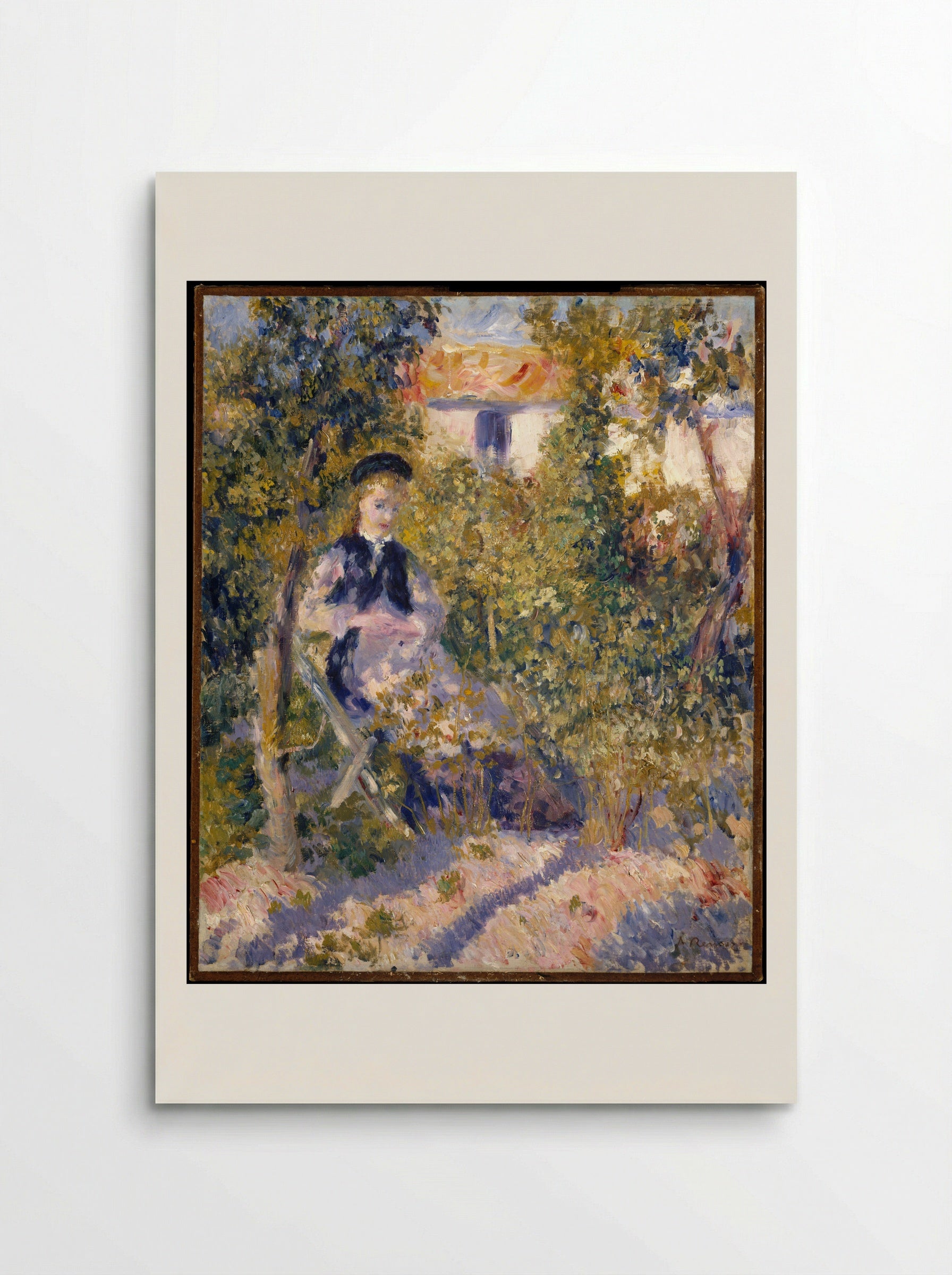 Nini in the Garden - Auguste Renoir - Poster