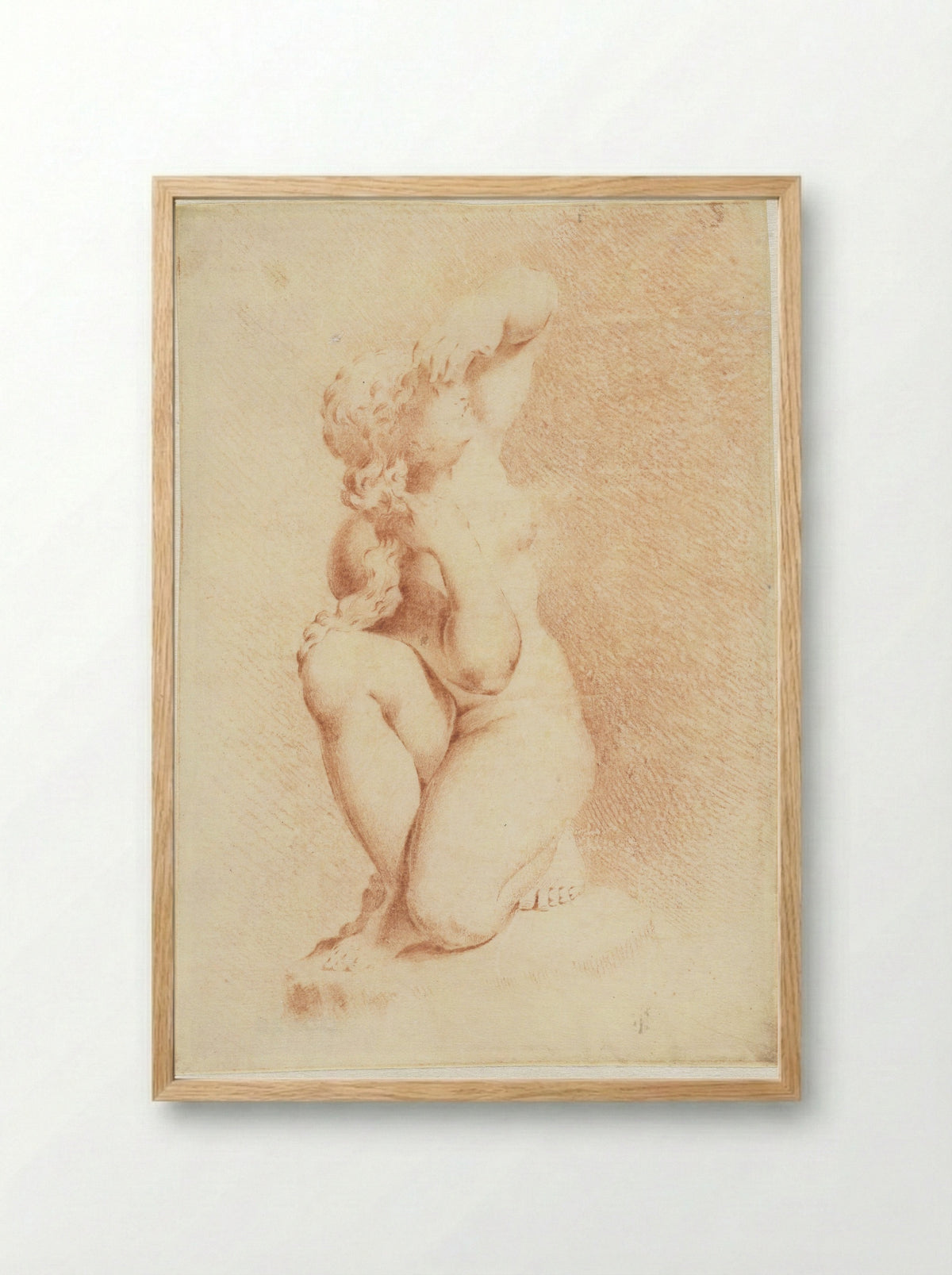 Niobide - Monogrammist WBVH - Framed Print Wood