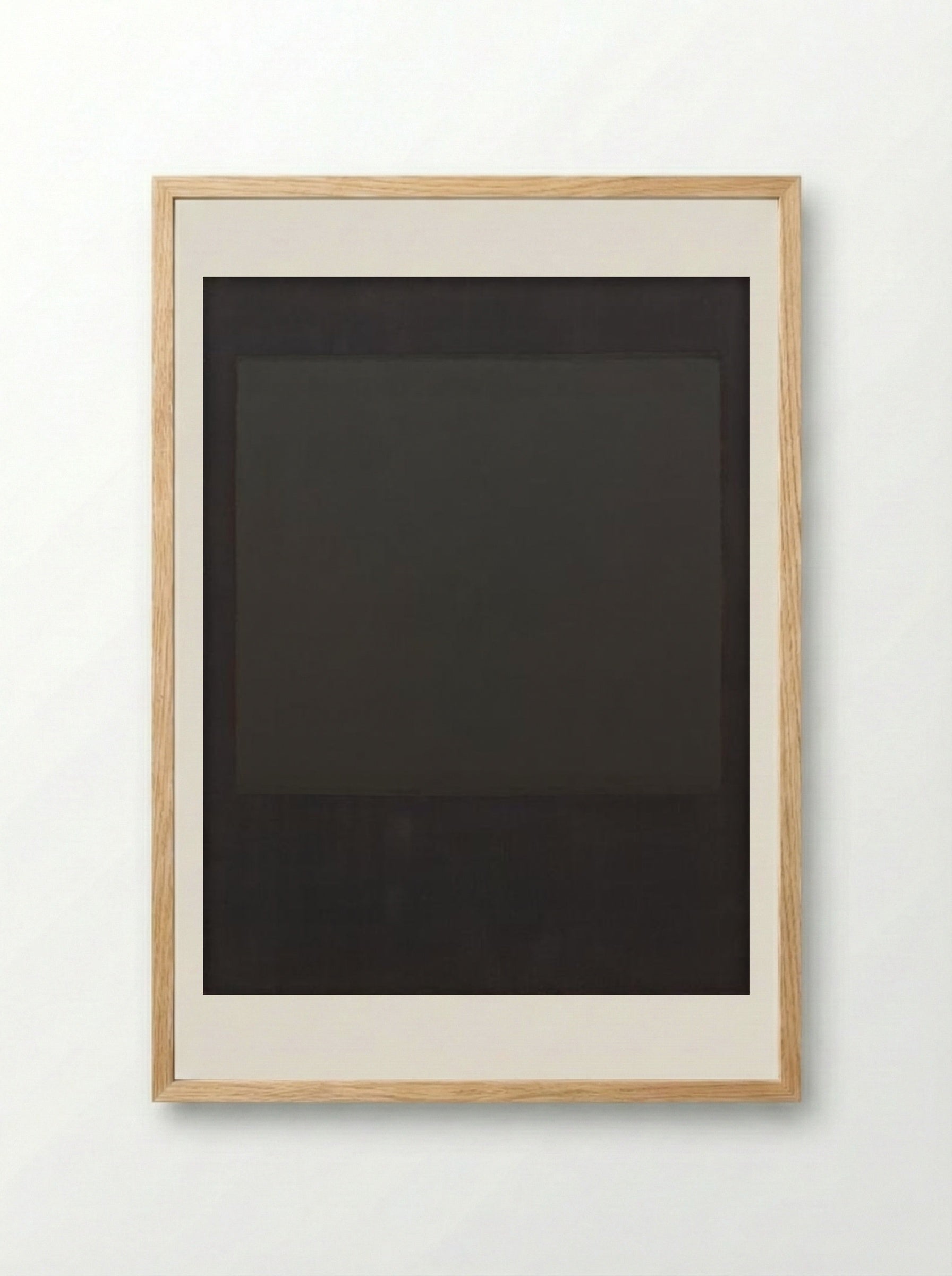 No. 2 (No. 7 and No. 2) - Mark Rothko - Framed Print Wood