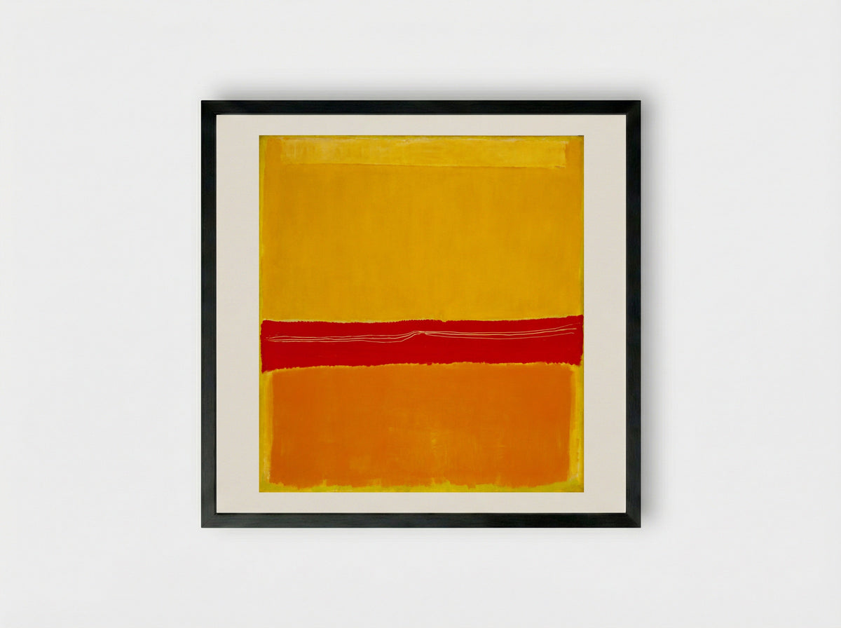 No. 5/No. 22 - Mark Rothko - Framed Print Black