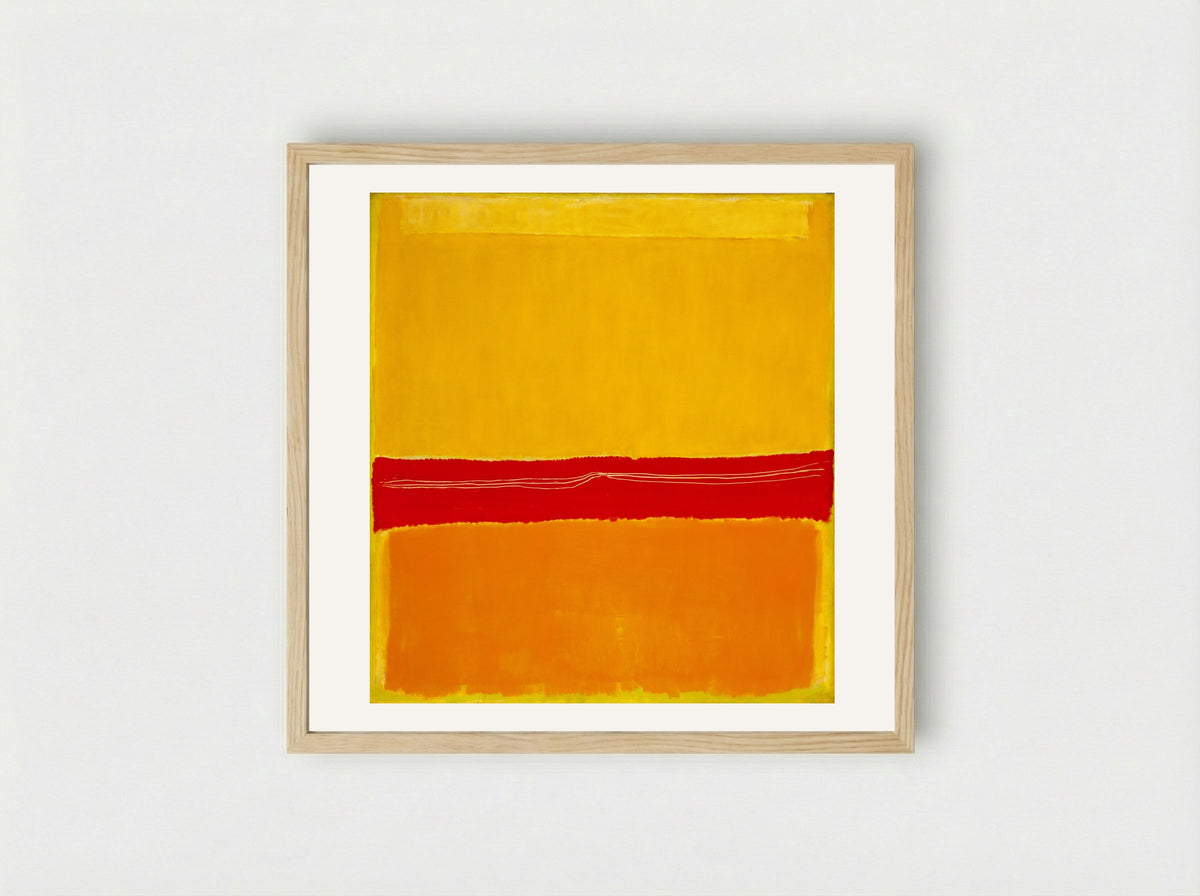 No. 5/No. 22 - Mark Rothko - Framed Print Wood