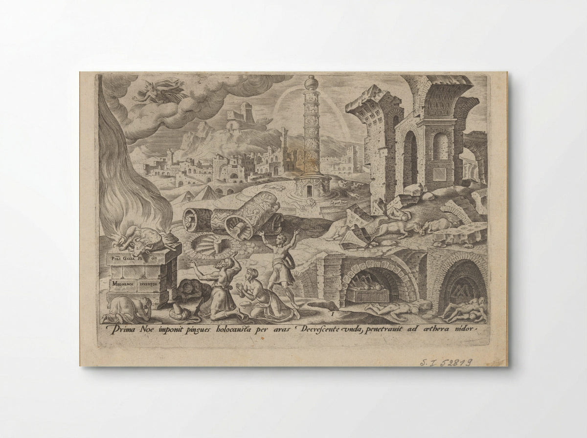 Noah's Sacrifice - Philips Galle - Poster