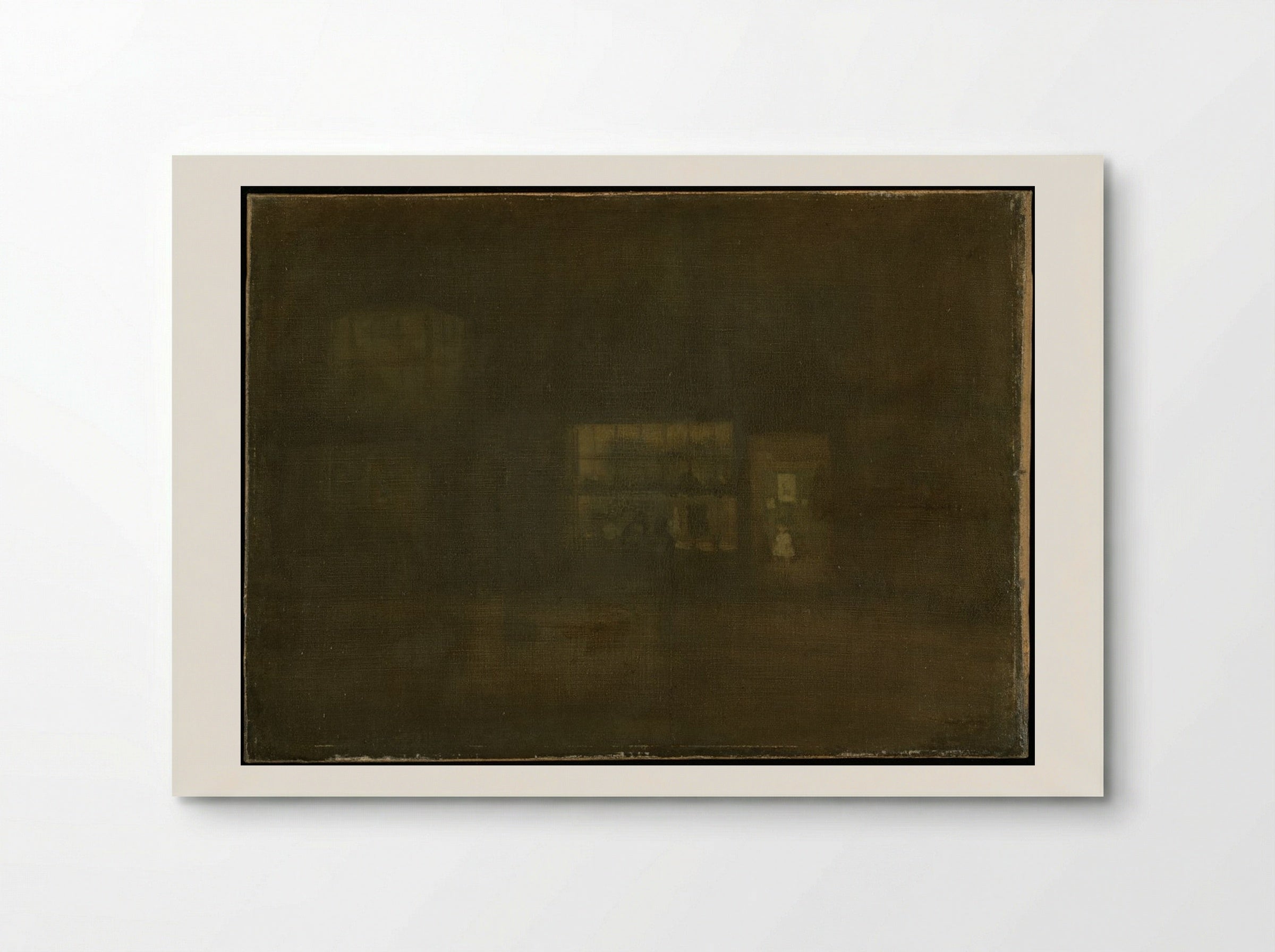 Nocturne in Black and Gold: Rag Shop, Chelsea - James Abbott McNeill Whistler - Poster