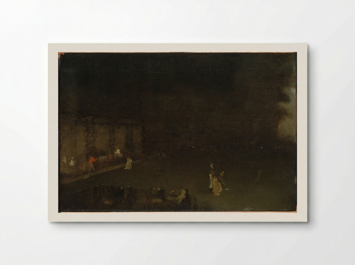 Nocturne in Black and Gold: The Gardens - James Abbott McNeill Whistler - Poster