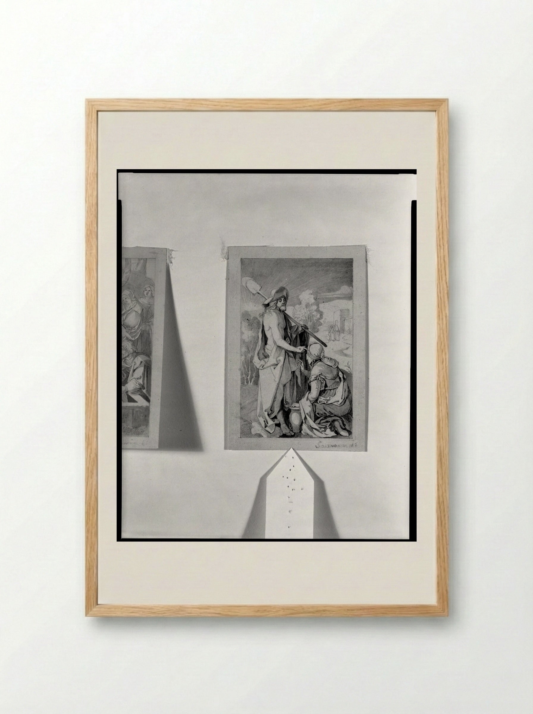 Noli Me Tangere, after Dürer - Moritz von Schwind - Framed Print Wood