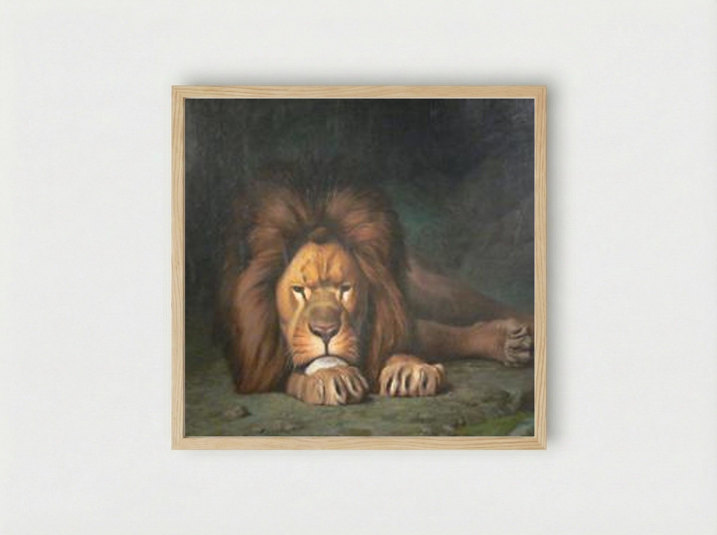 Nominor Leo - Jean-Léon Gérôme - Framed Print Wood