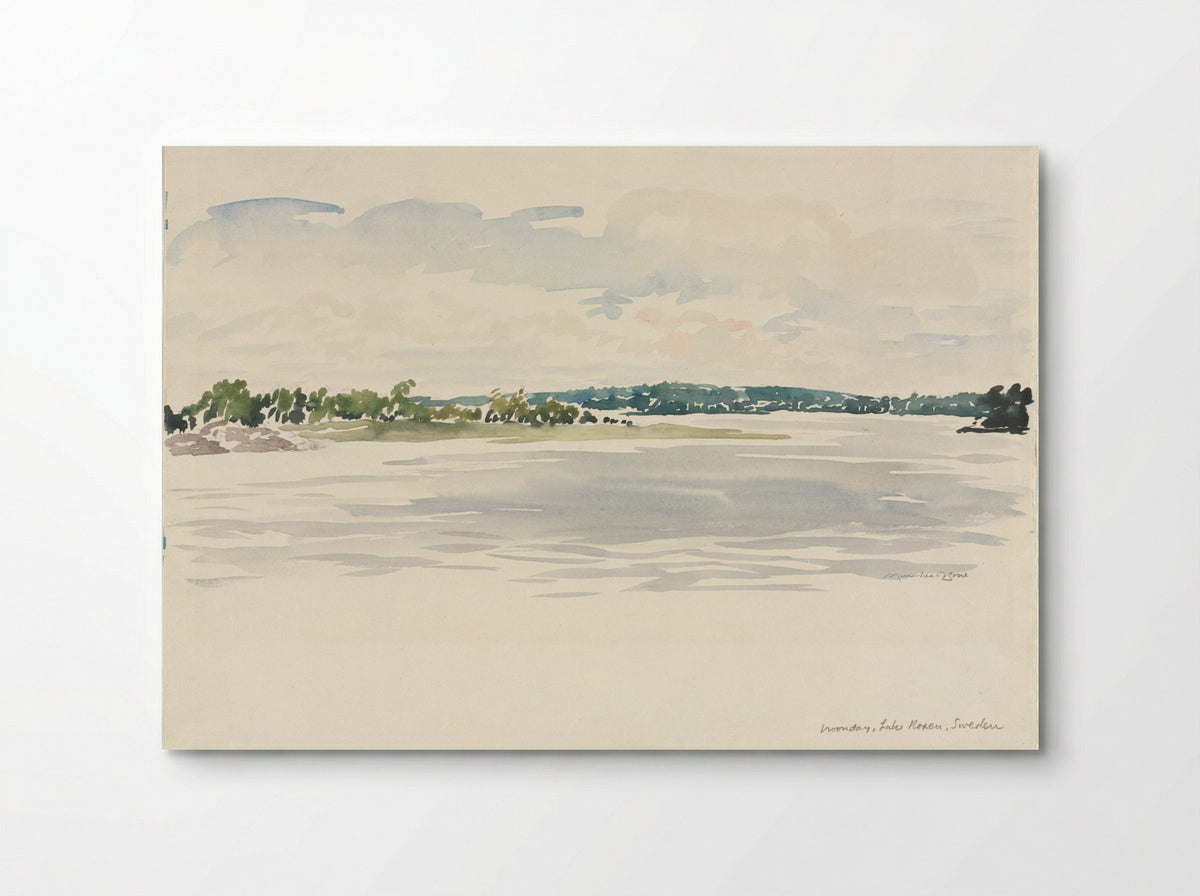 Noonday, Lake Noxen, Sweden - Muirhead Bone - Poster